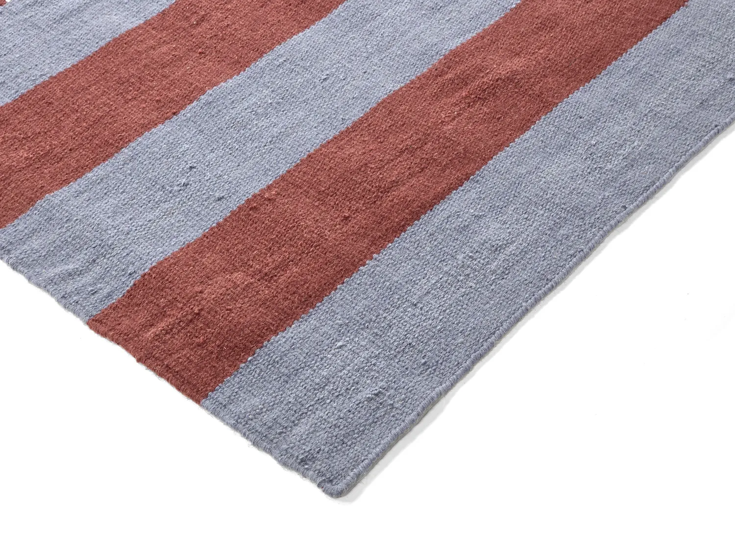 Tapete de lã - Garine (azul/vermelho)