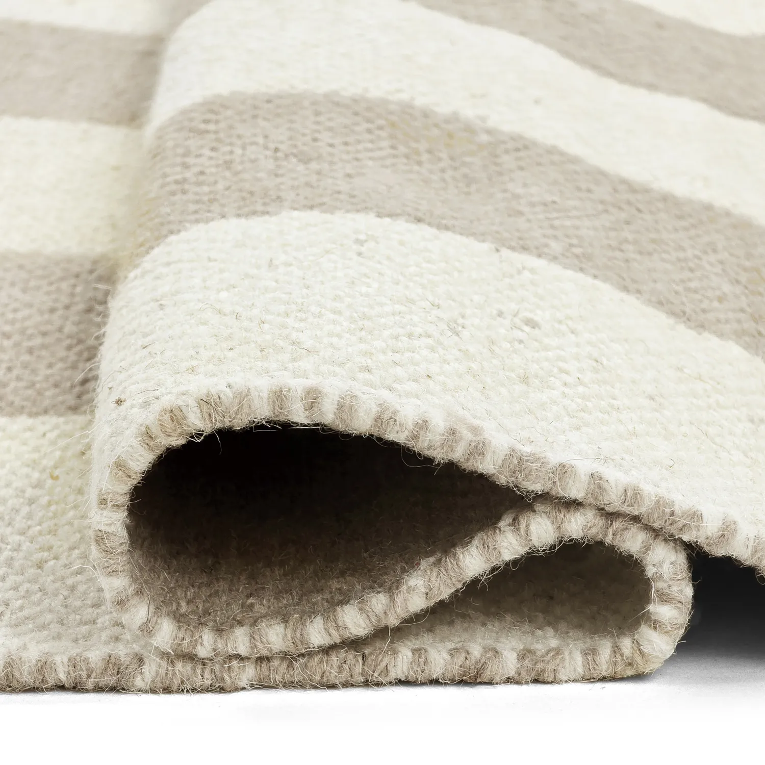 Tapete de lã - Garine (off white/bege)