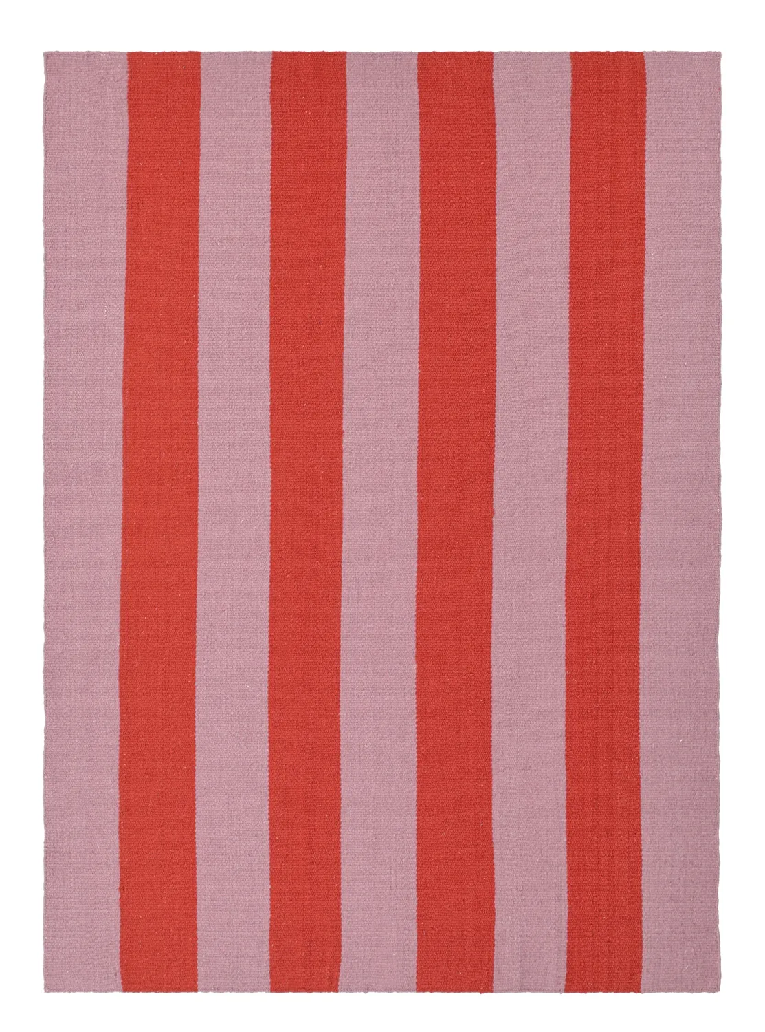 Tapete de lã - Garine (rosa/vermelho)