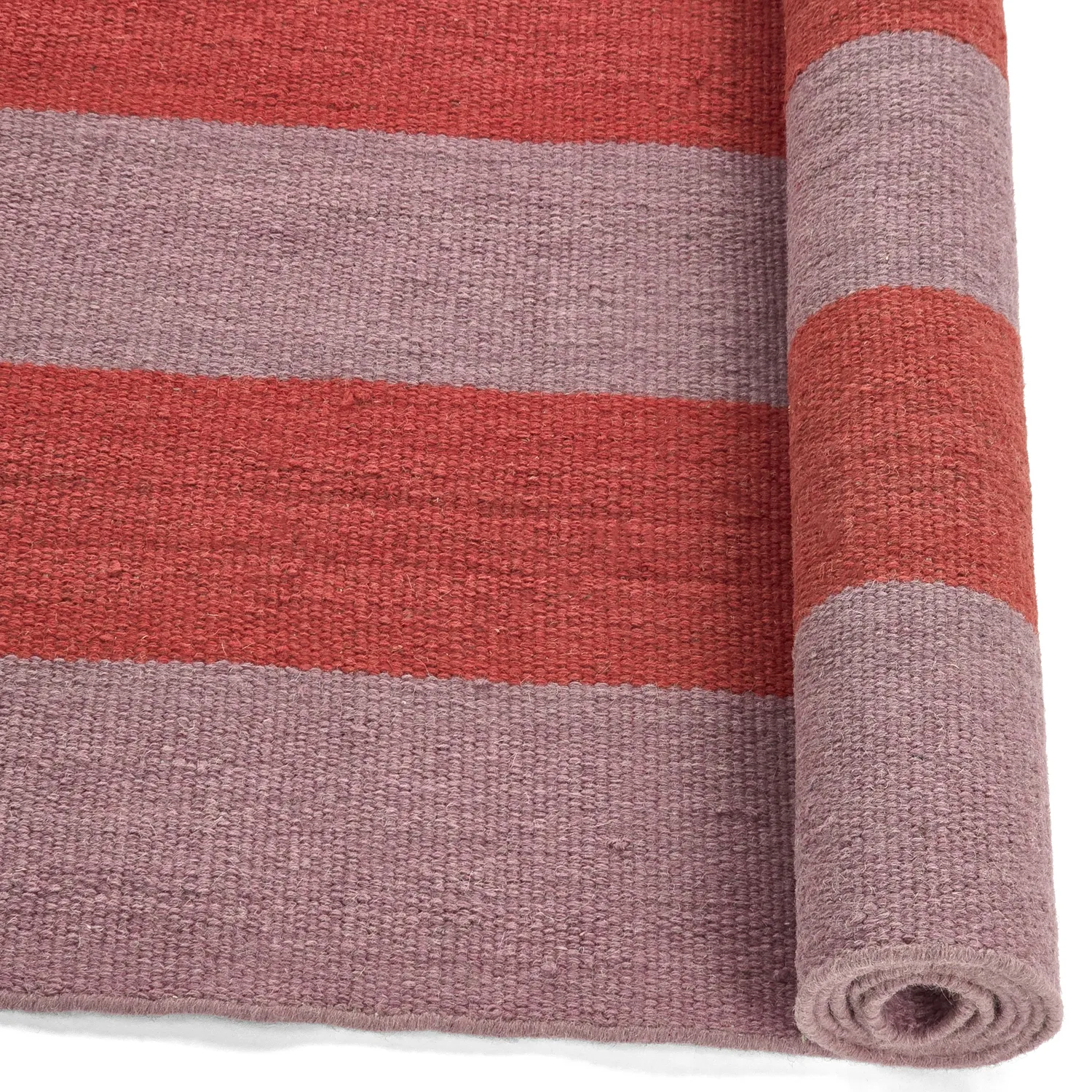 Tapete de lã - Garine (rosa/vermelho)