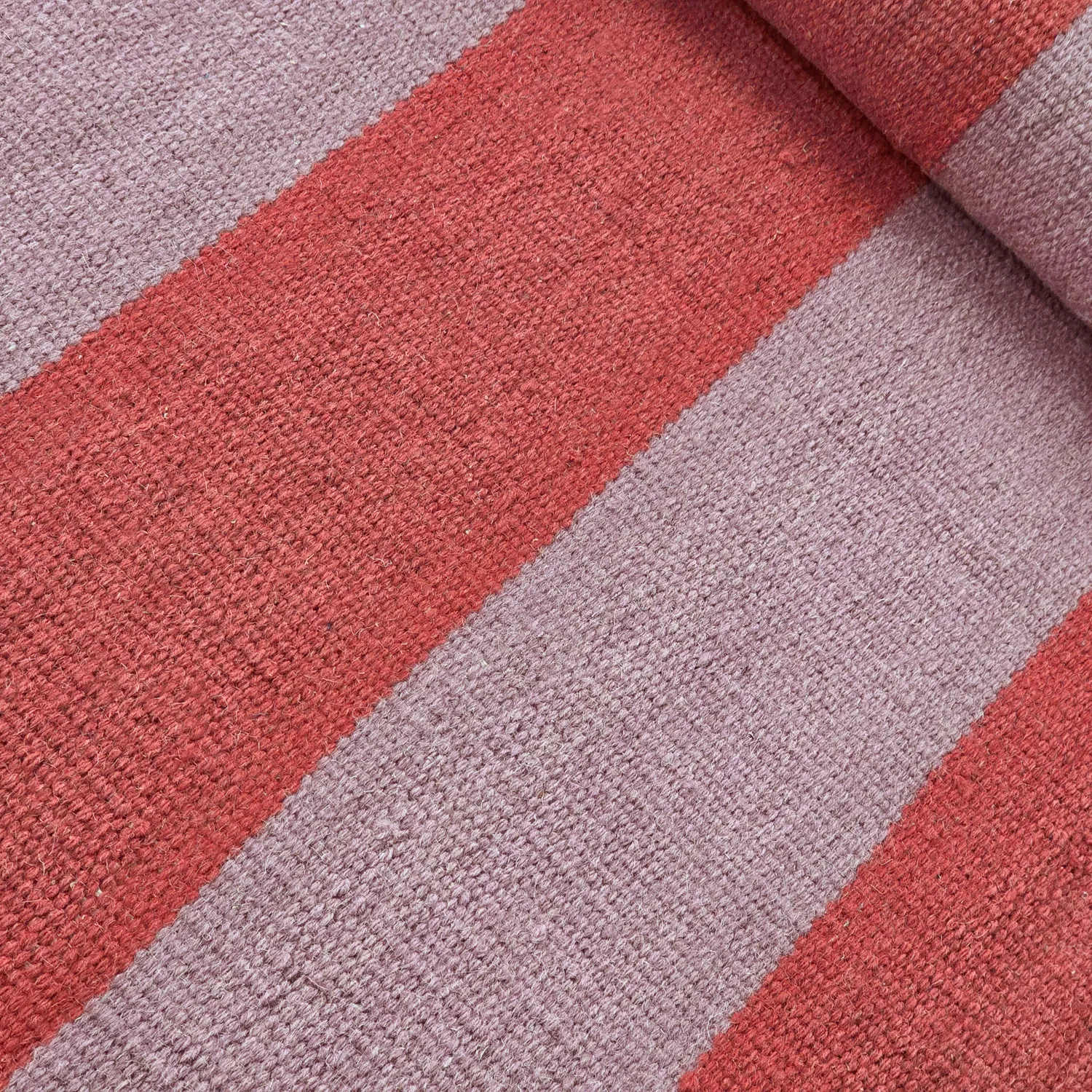 Tapete de lã - Garine (rosa/vermelho)