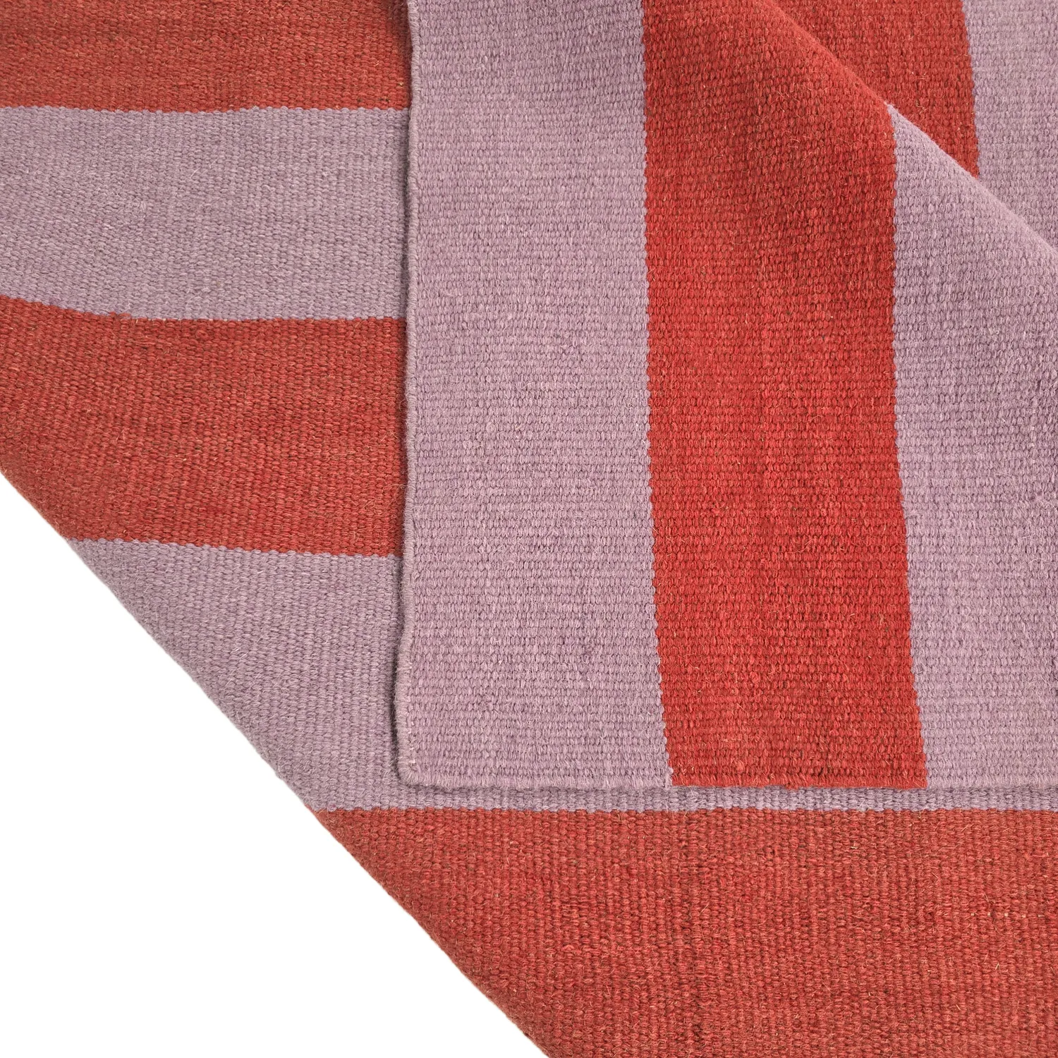 Tapete de lã - Garine (rosa/vermelho)