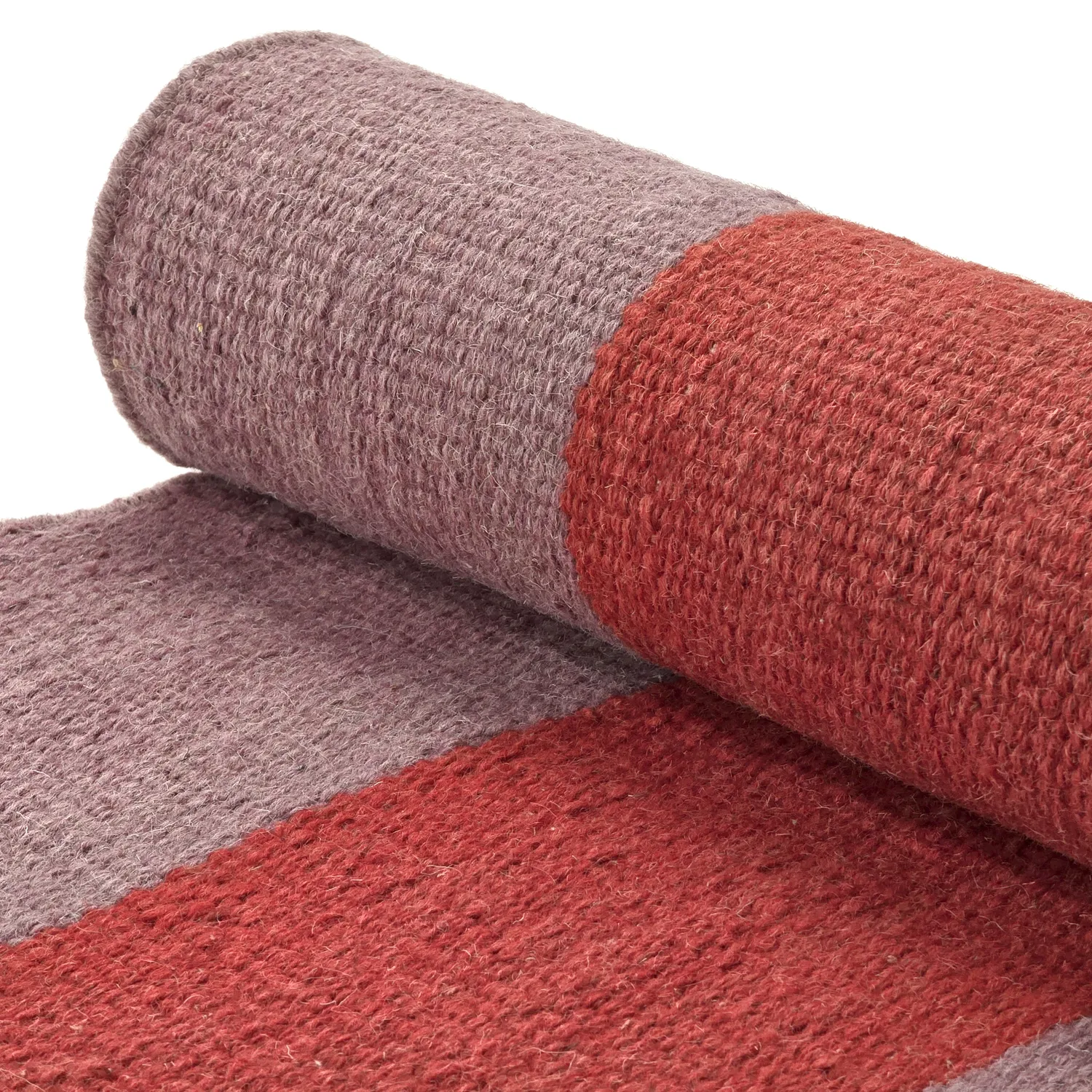 Tapete de lã - Garine (rosa/vermelho)