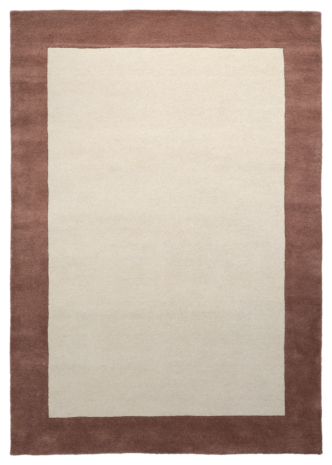Tapete de lã - Gaya Hand Tufted Wool Premium (creme/castanho)