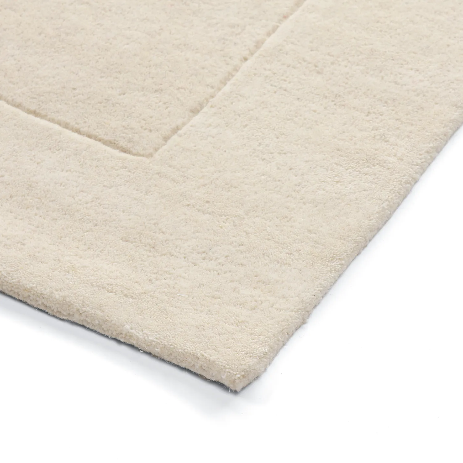 Tapete de lã - Gaya Hand Tufted Wool Premium (creme/branco)