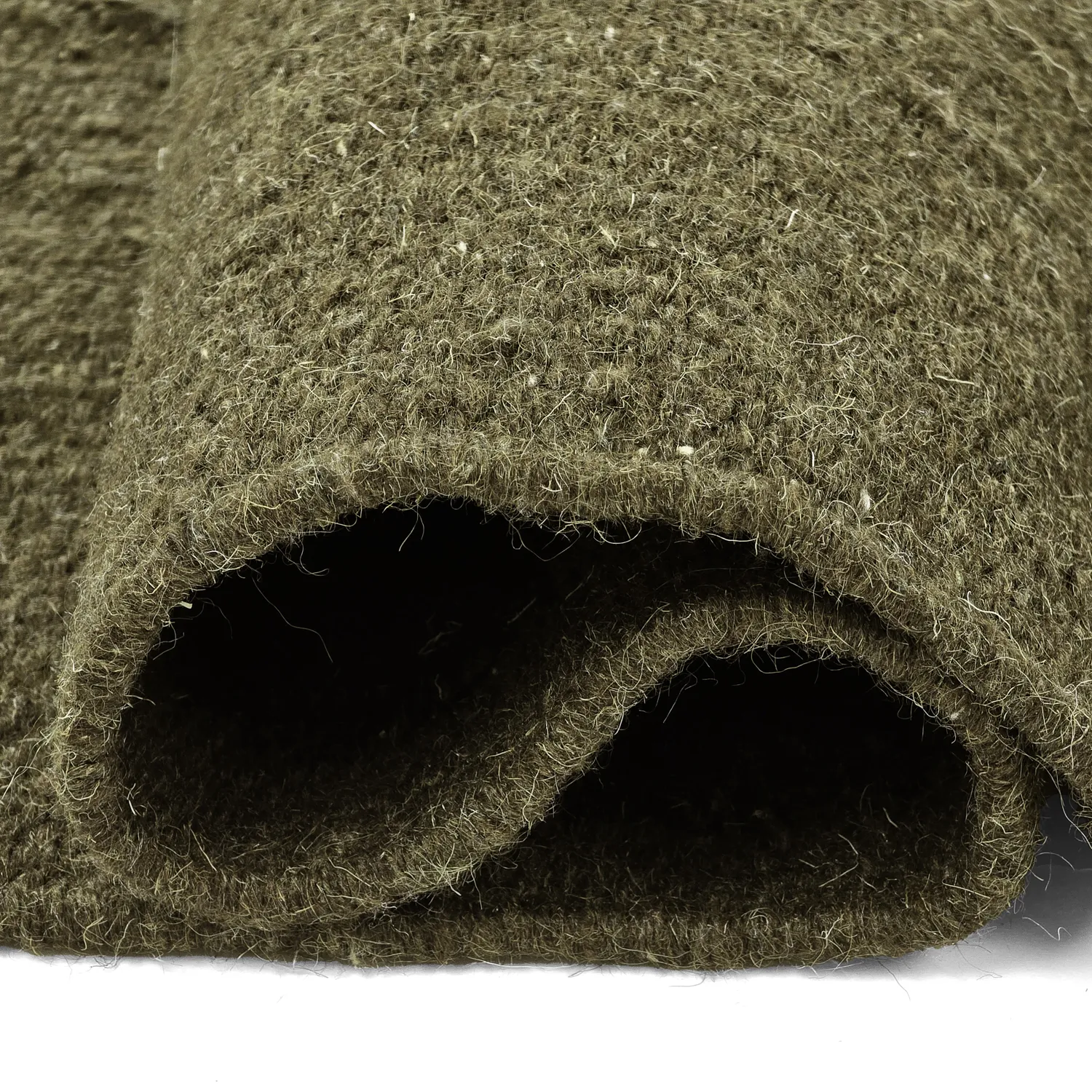 Tapete de lã - Hamilton (verde musgo)