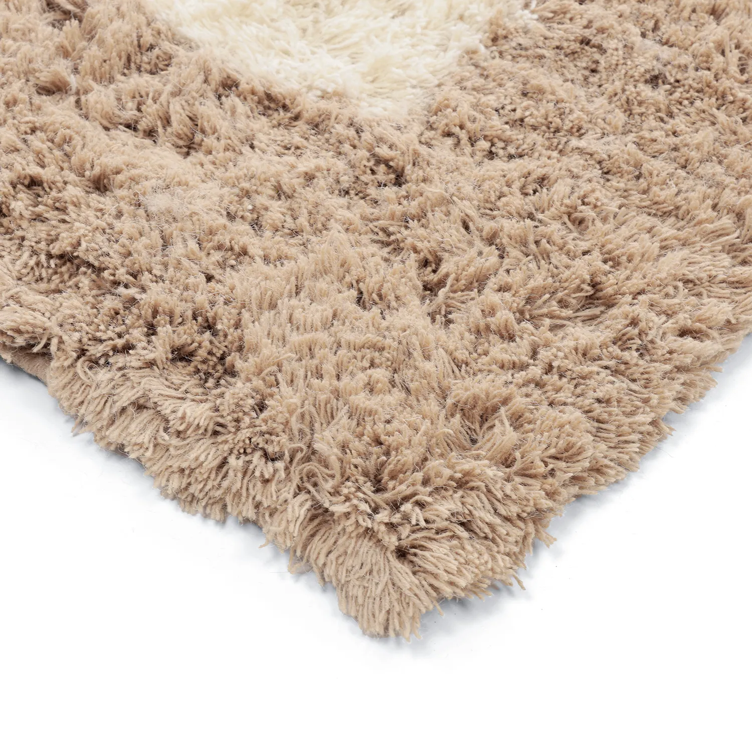 Tapete de lã - Khenifra Handknot Wool Premium (creme/bege)