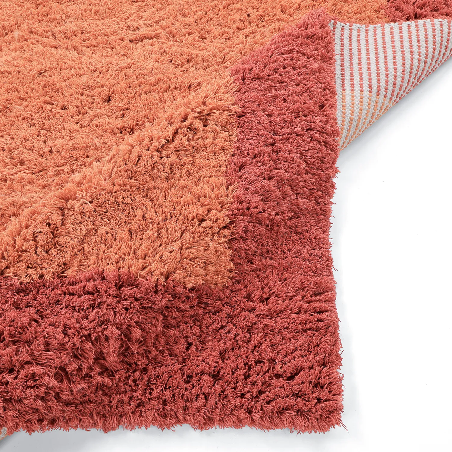 Tapete de lã - Khenifra Handknot Wool Premium (laranja/vermelho)