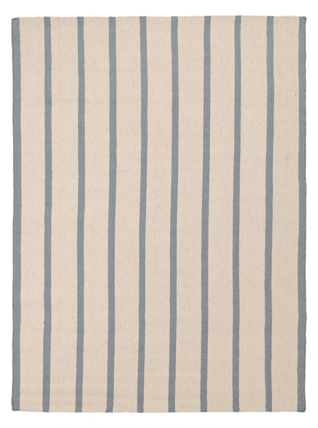 Tapete de lã - Luton (denim desbotado/branco)