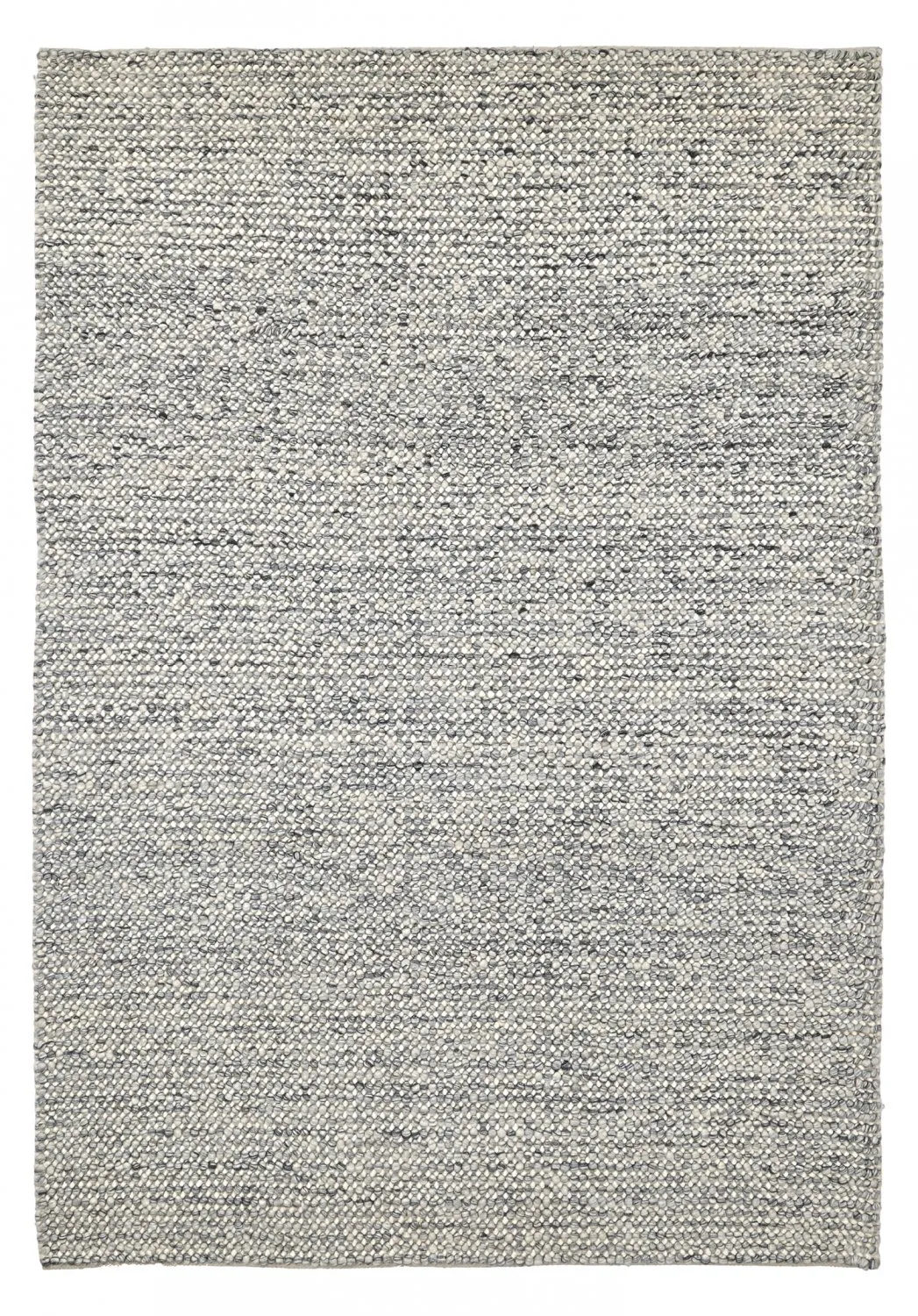 Tapete de lã - Mesra (cinza/branco)