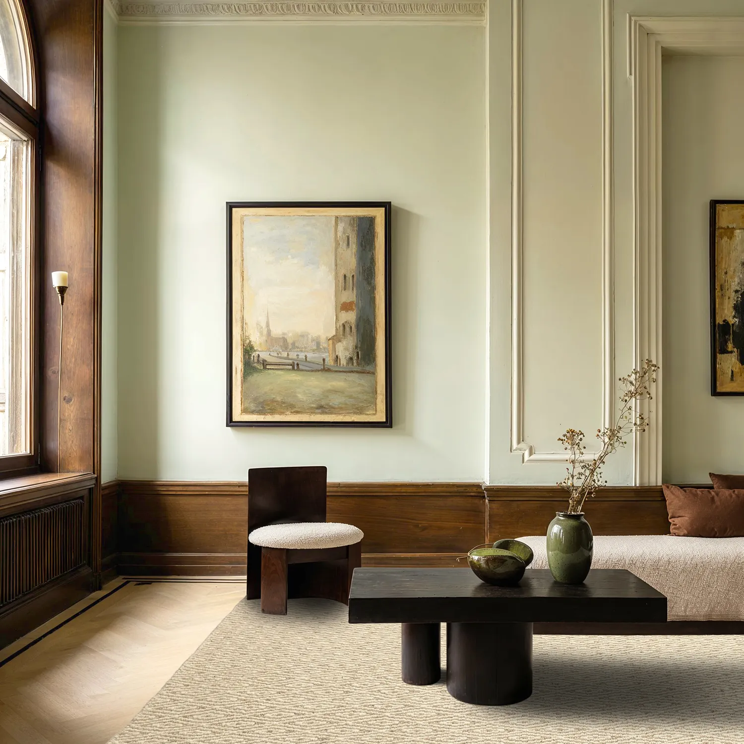 Tapete de lã - Monastir (bege/branco)