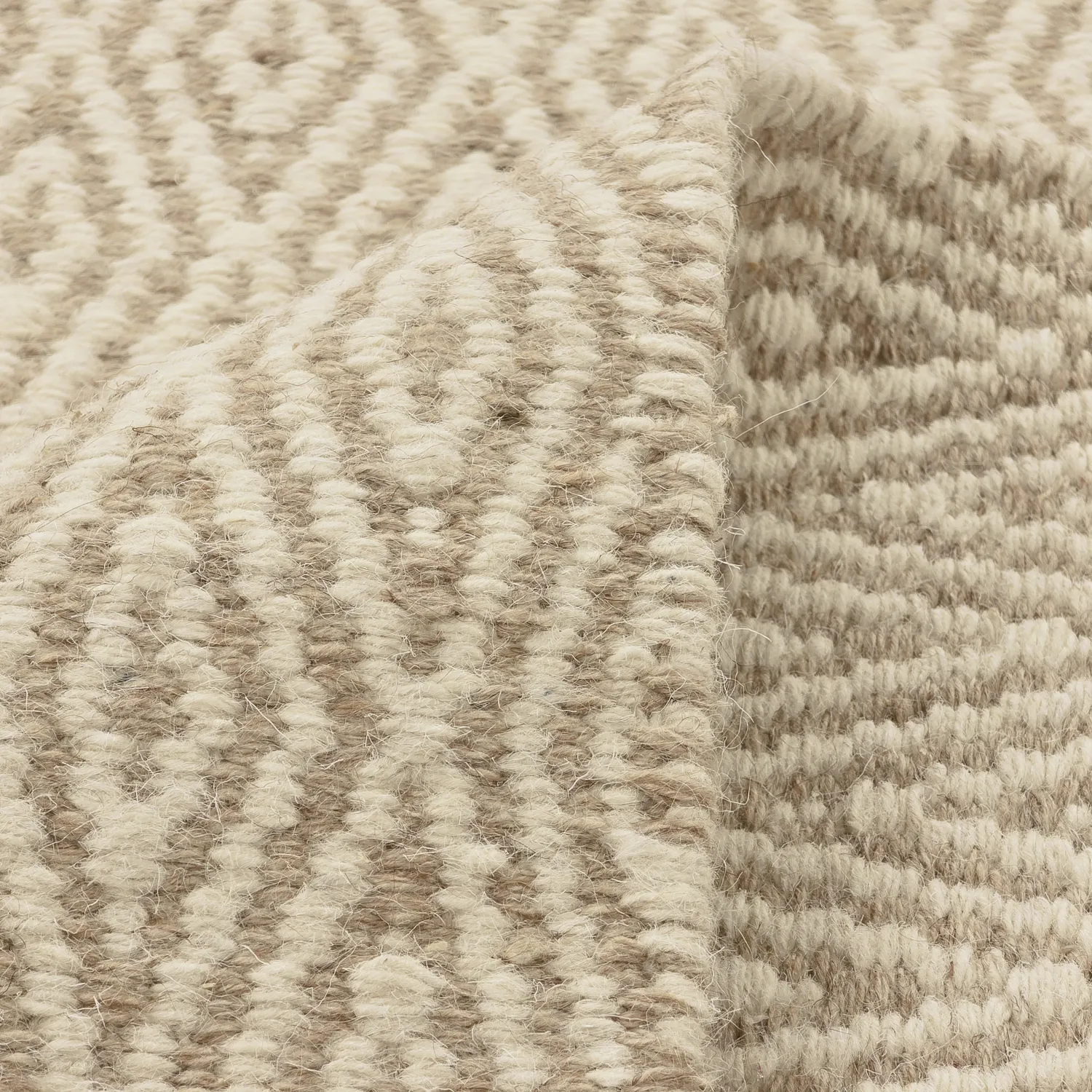 Tapete de lã - Monastir (bege/branco)