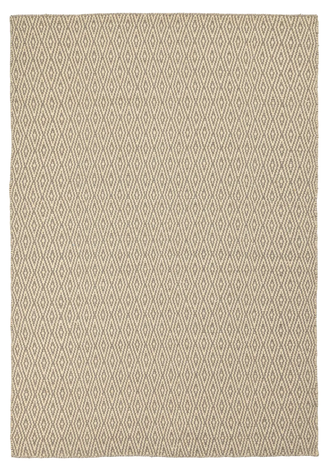 Tapete de lã - Monastir (cinza/branco)