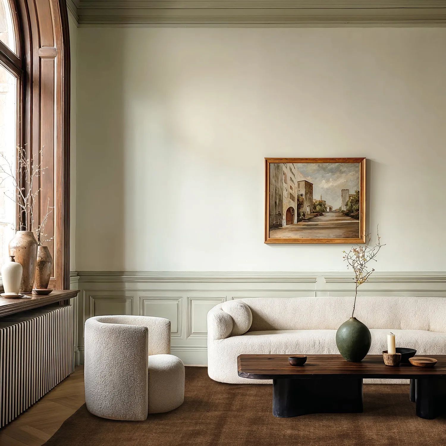 Tapete de lã - Rozel Handloom Wool Premium (marrom)