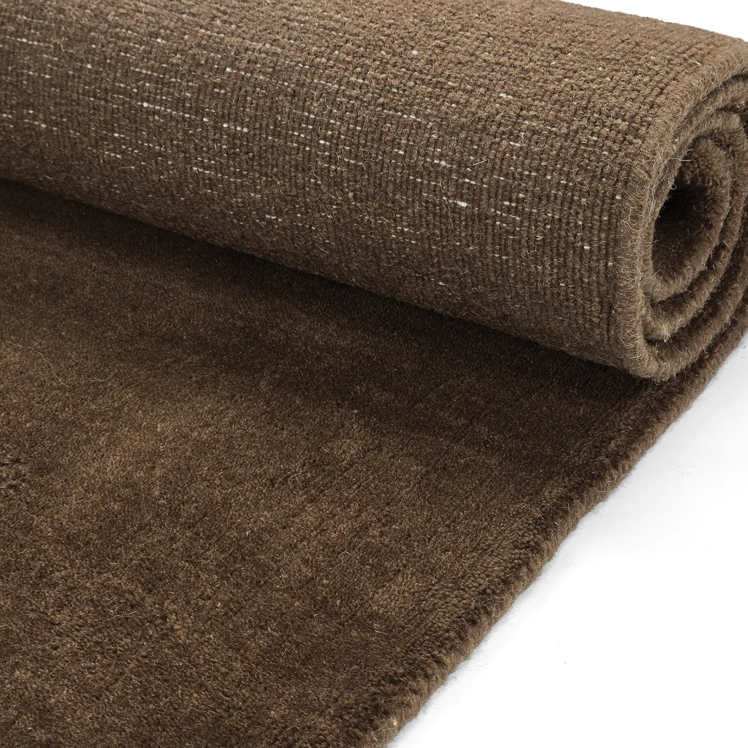 Tapete de lã - Rozel Handloom Wool Premium (marrom)