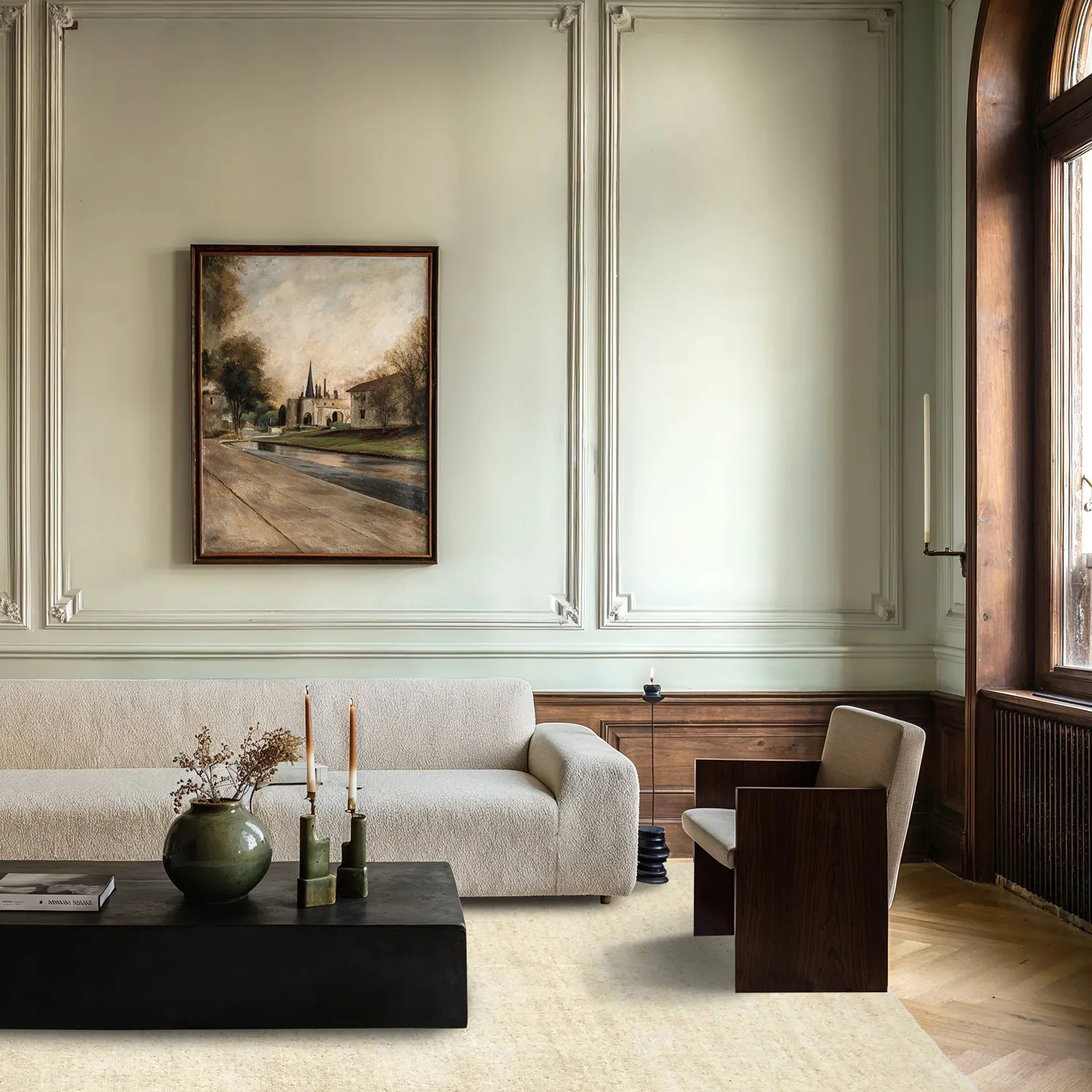 Tapete de lã - Rozel Handloom Wool Premium (creme)