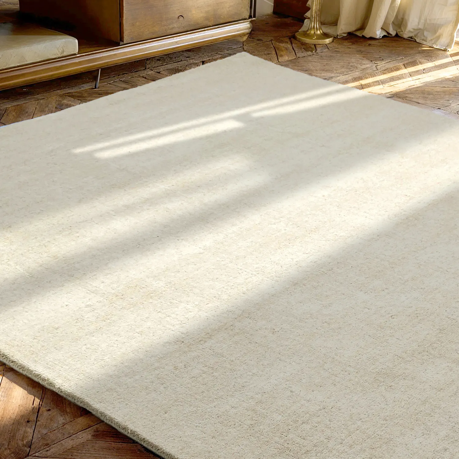 Tapete de lã - Rozel Handloom Wool Premium (creme)
