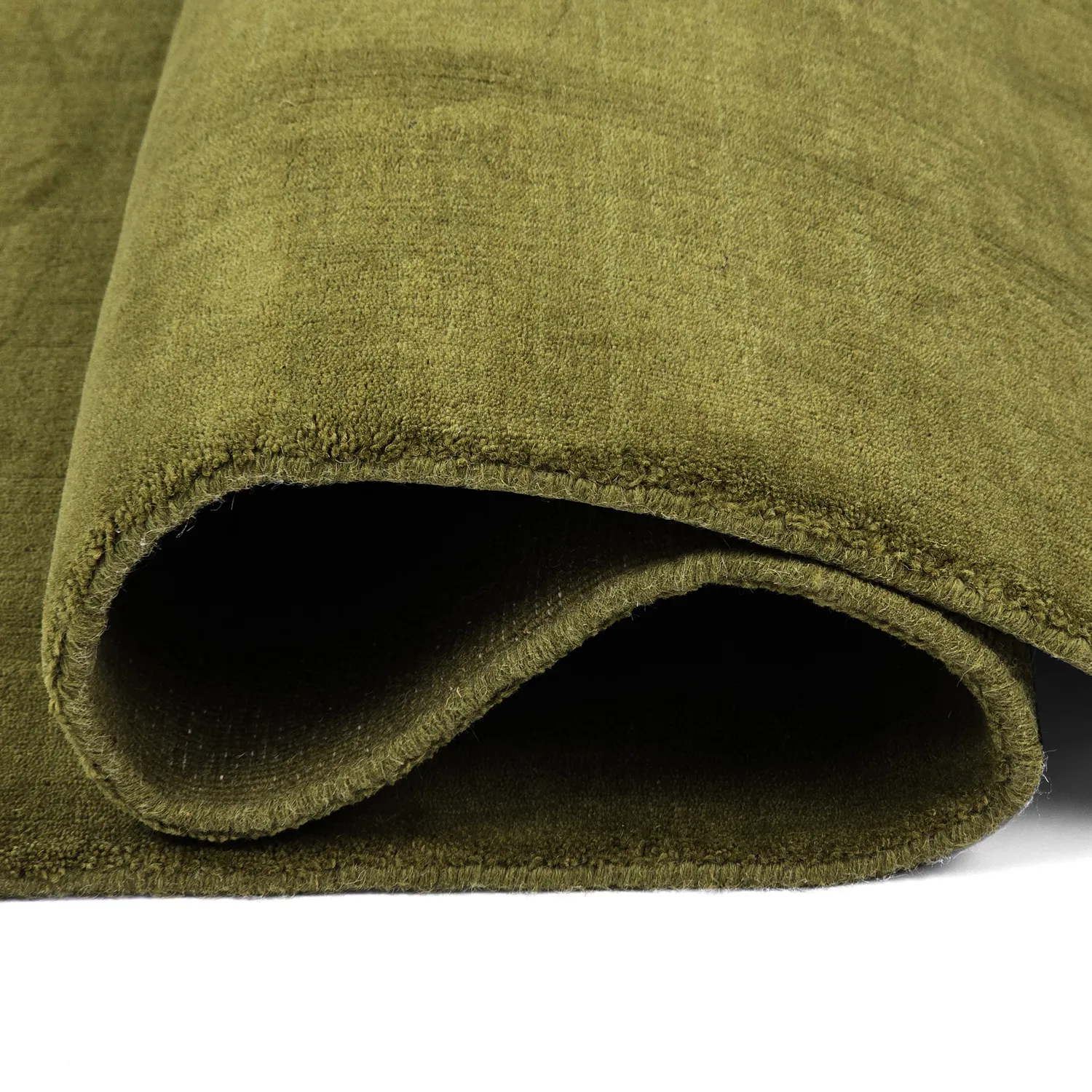 Tapete de lã - Rozel Handloom Wool Premium (verde musgo)