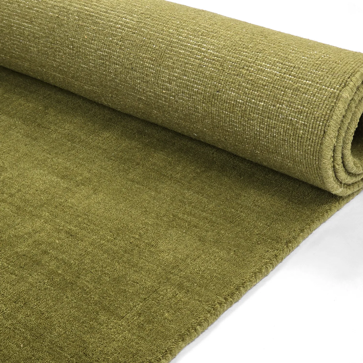 Tapete de lã - Rozel Handloom Wool Premium (verde musgo)