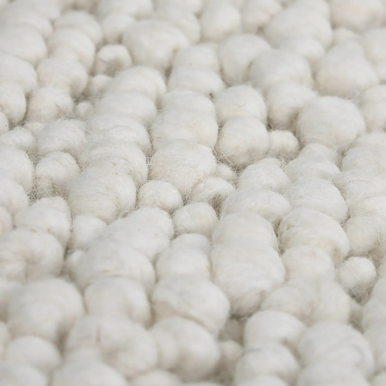 Tapete de lã - Sala Irregular Wool Bubble (creme)