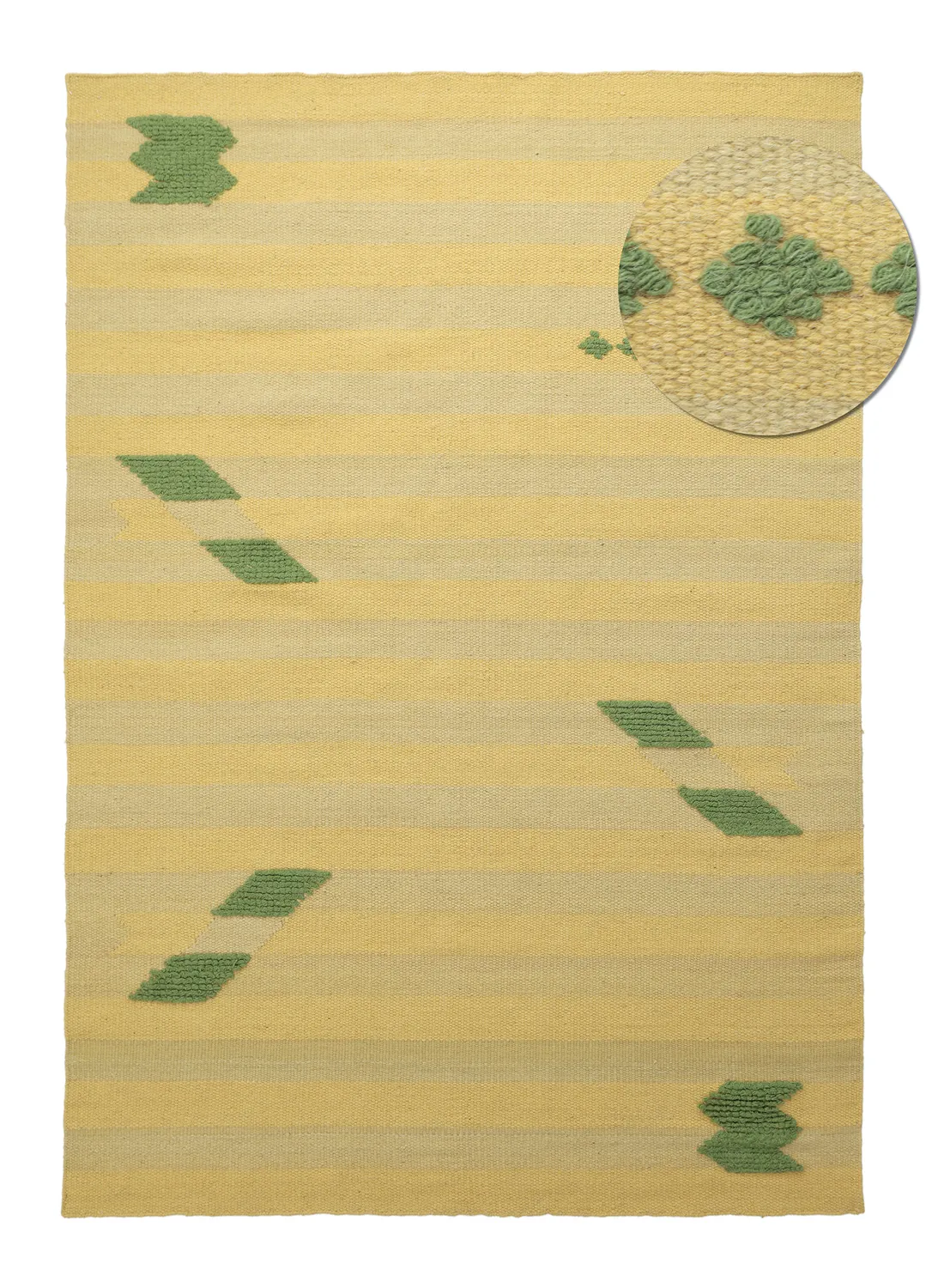 Tapete de lã - Serpa (amarelo claro)