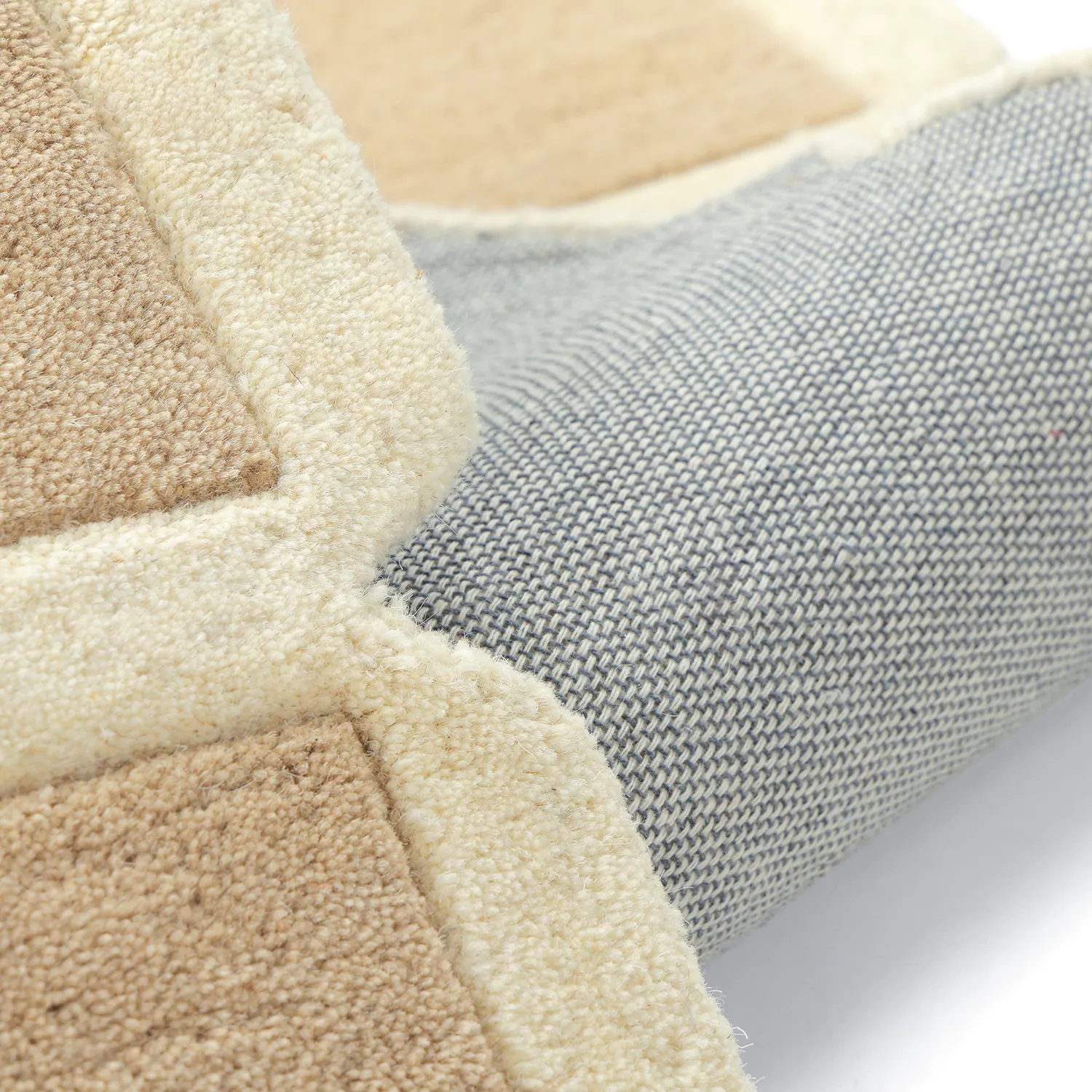 Tapete de lã - Syl Hand Tufted Wool Premium (bege/creme)