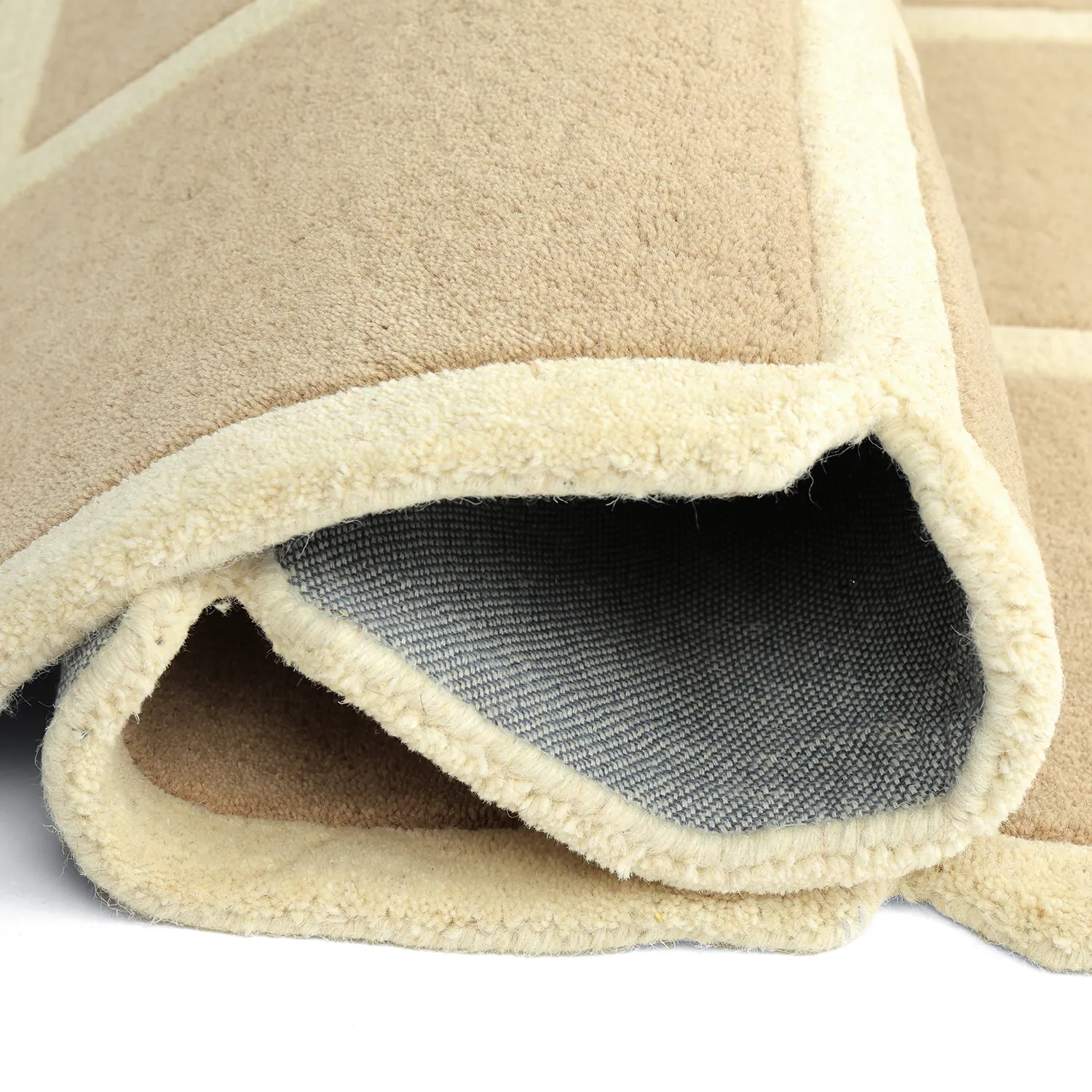 Tapete de lã - Syl Hand Tufted Wool Premium (bege/creme)