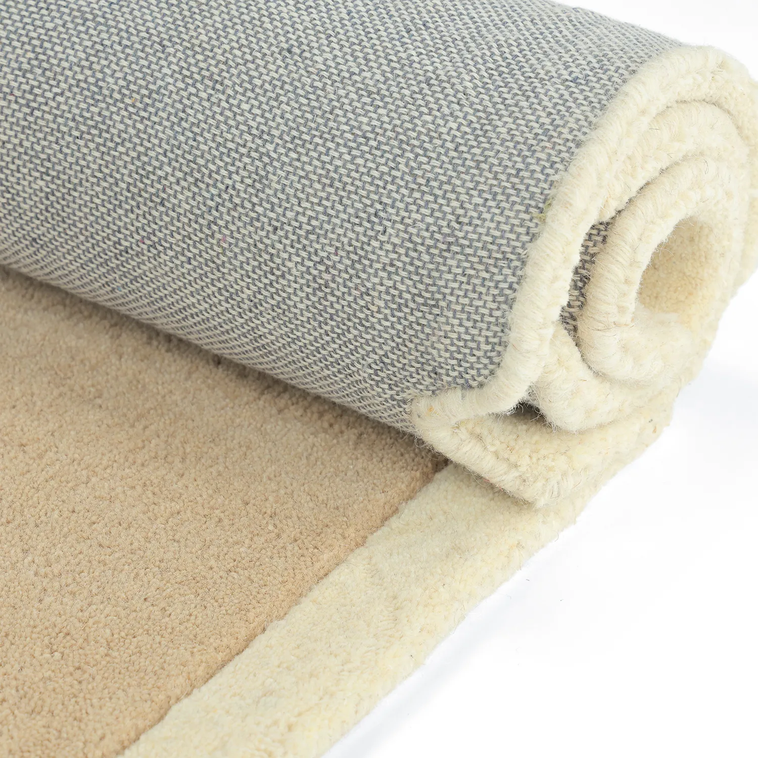 Tapete de lã - Syl Hand Tufted Wool Premium (bege/creme)