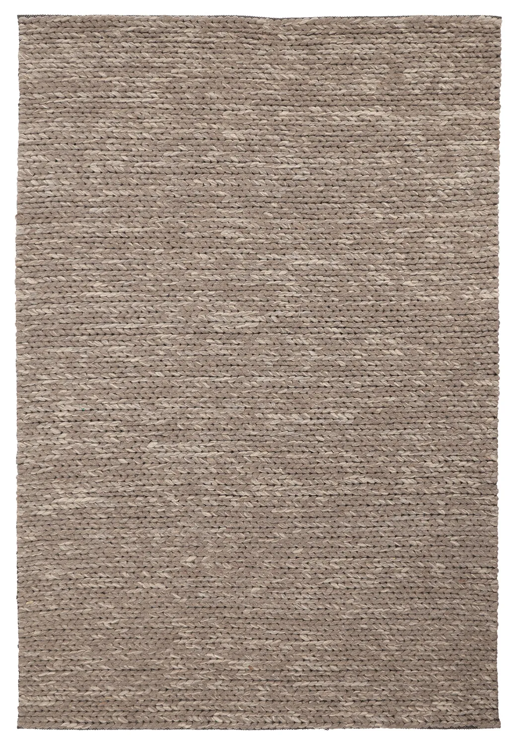 Tapete de lã - Talvia Braided Wool (marrom/bege)