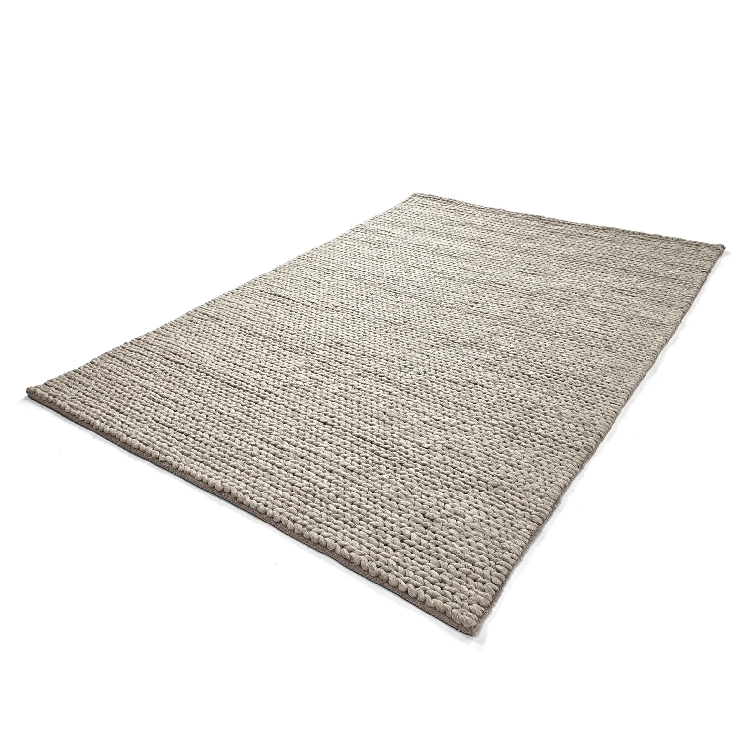 Tapete de lã - Talvia Braided Wool (cinza)