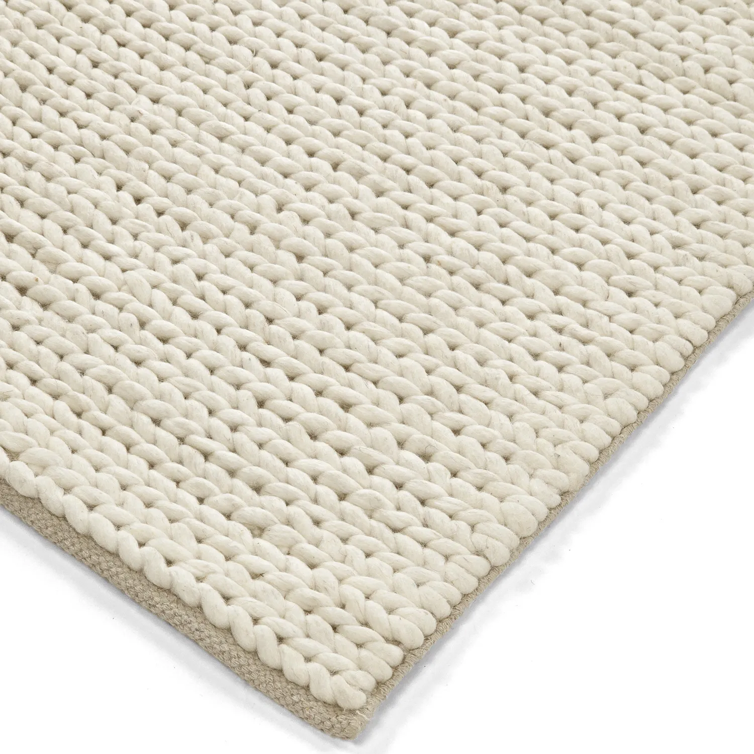 Tapete de lã - Talvia Braided Wool (off white)