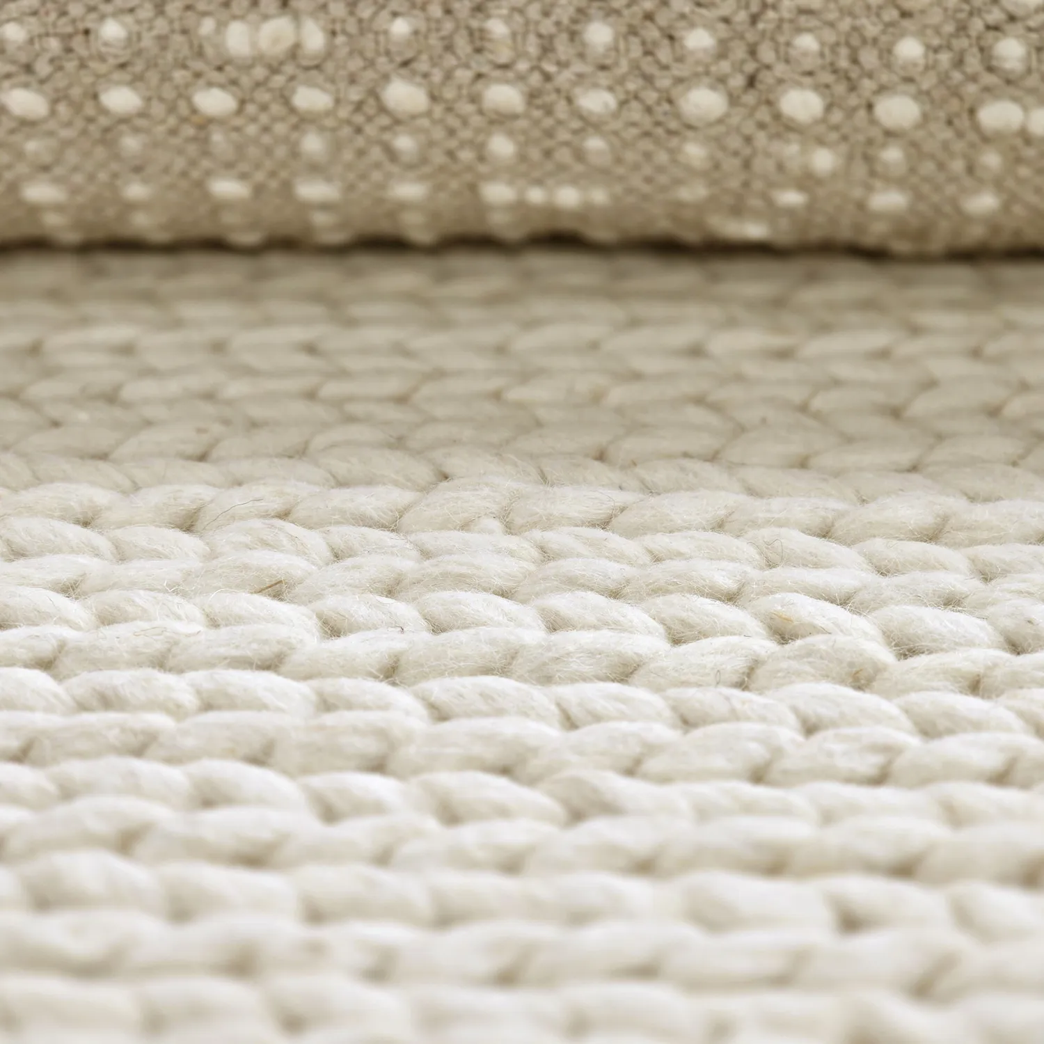 Tapete de lã - Talvia Braided Wool (off white)