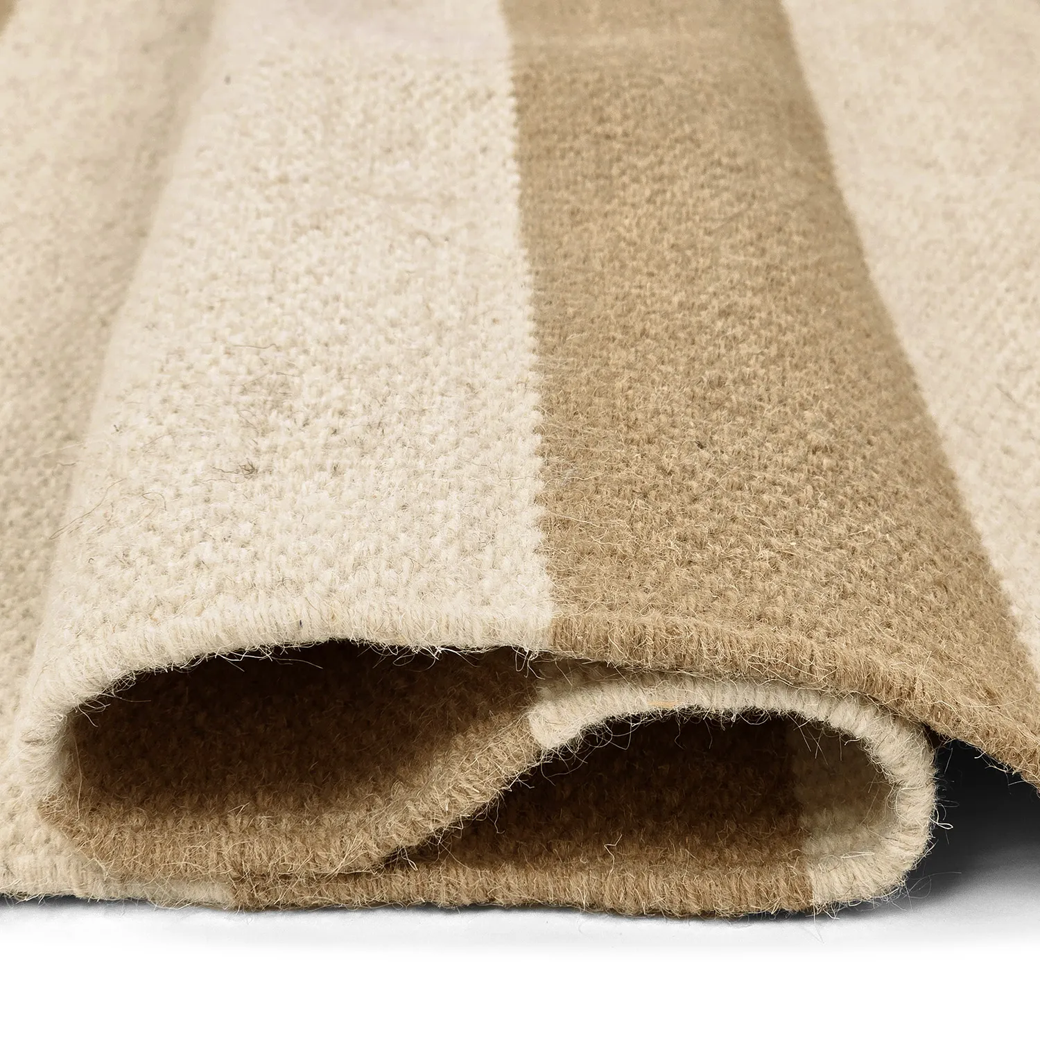 Tapete de lã - Torquay (branco/bege)