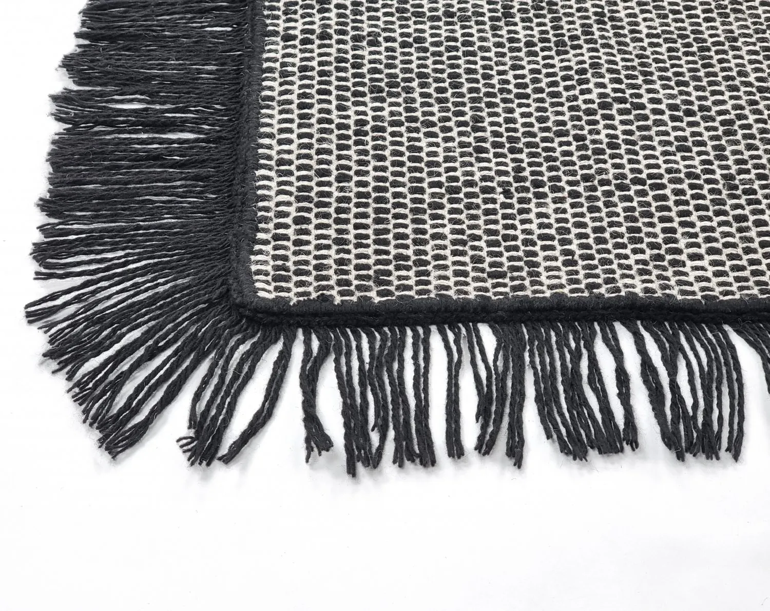 Tapete de lã - Pike (preto)