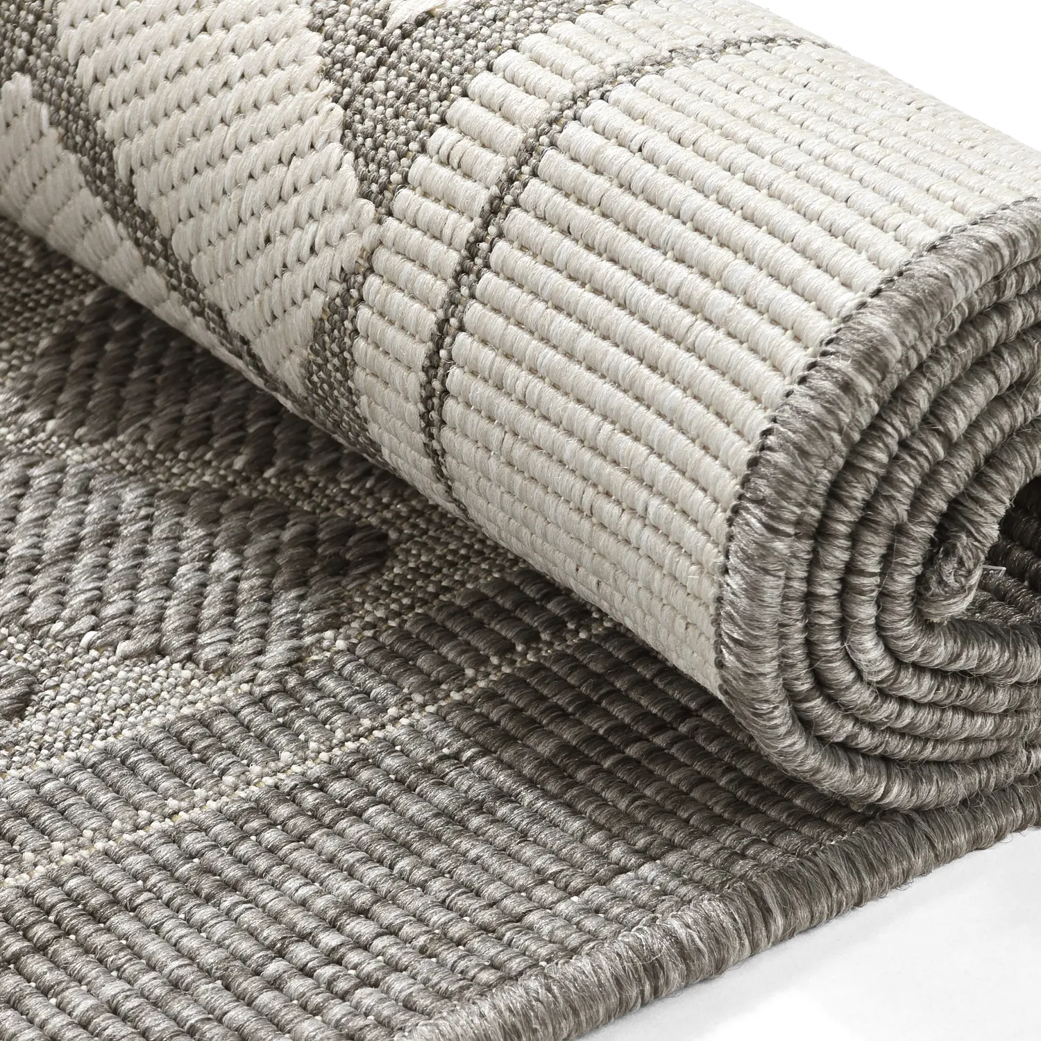 Tapete para interior e exterior - Aria (cinza)