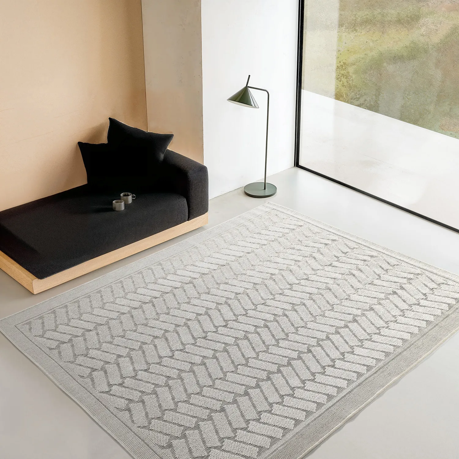 Tapete para interior e exterior - Aria (off white)