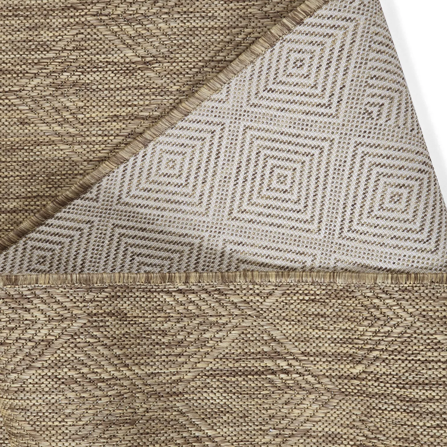 Tapete para interior e exterior - Caldwell (marrom)