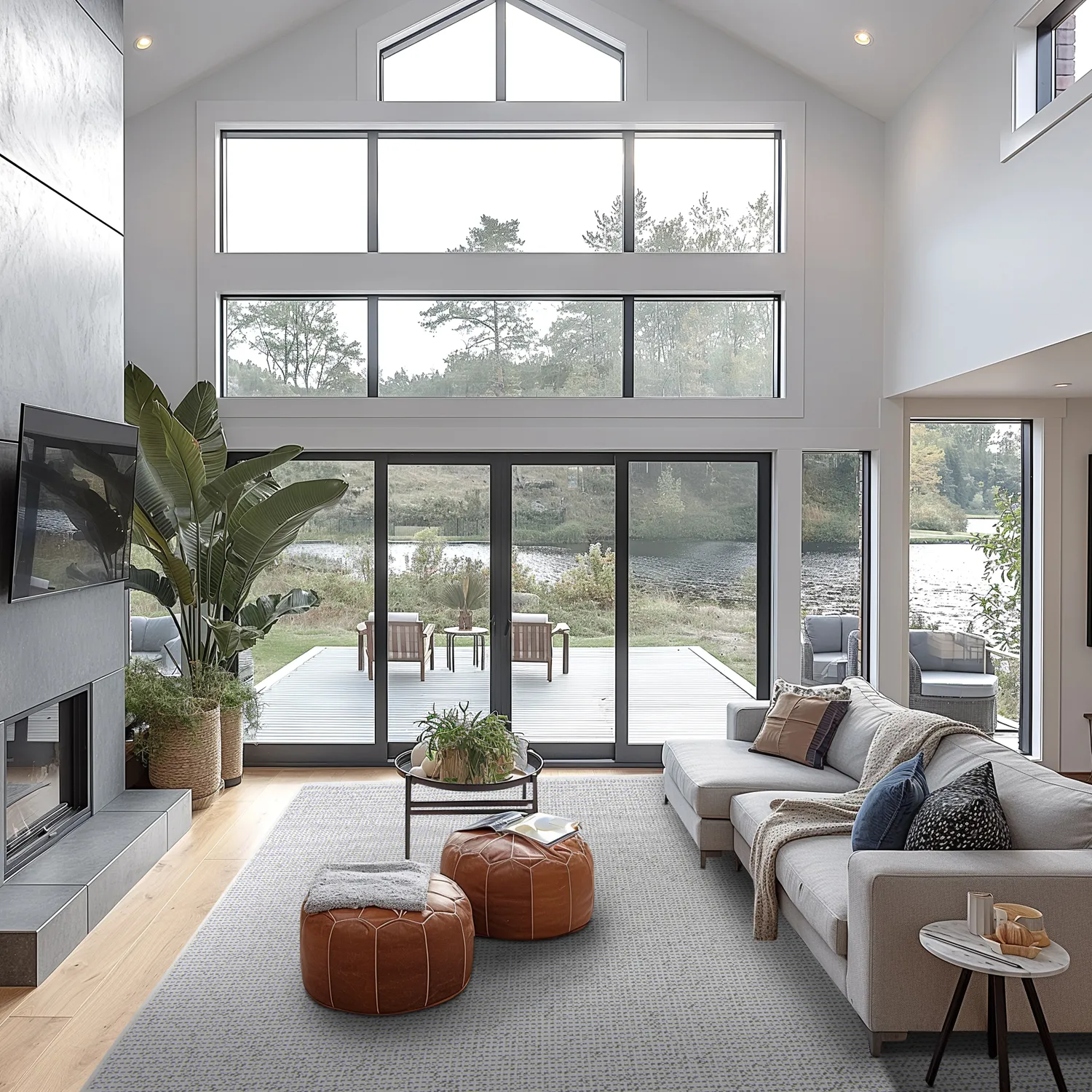 Tapete para interior e exterior - Tromsø (marrom)