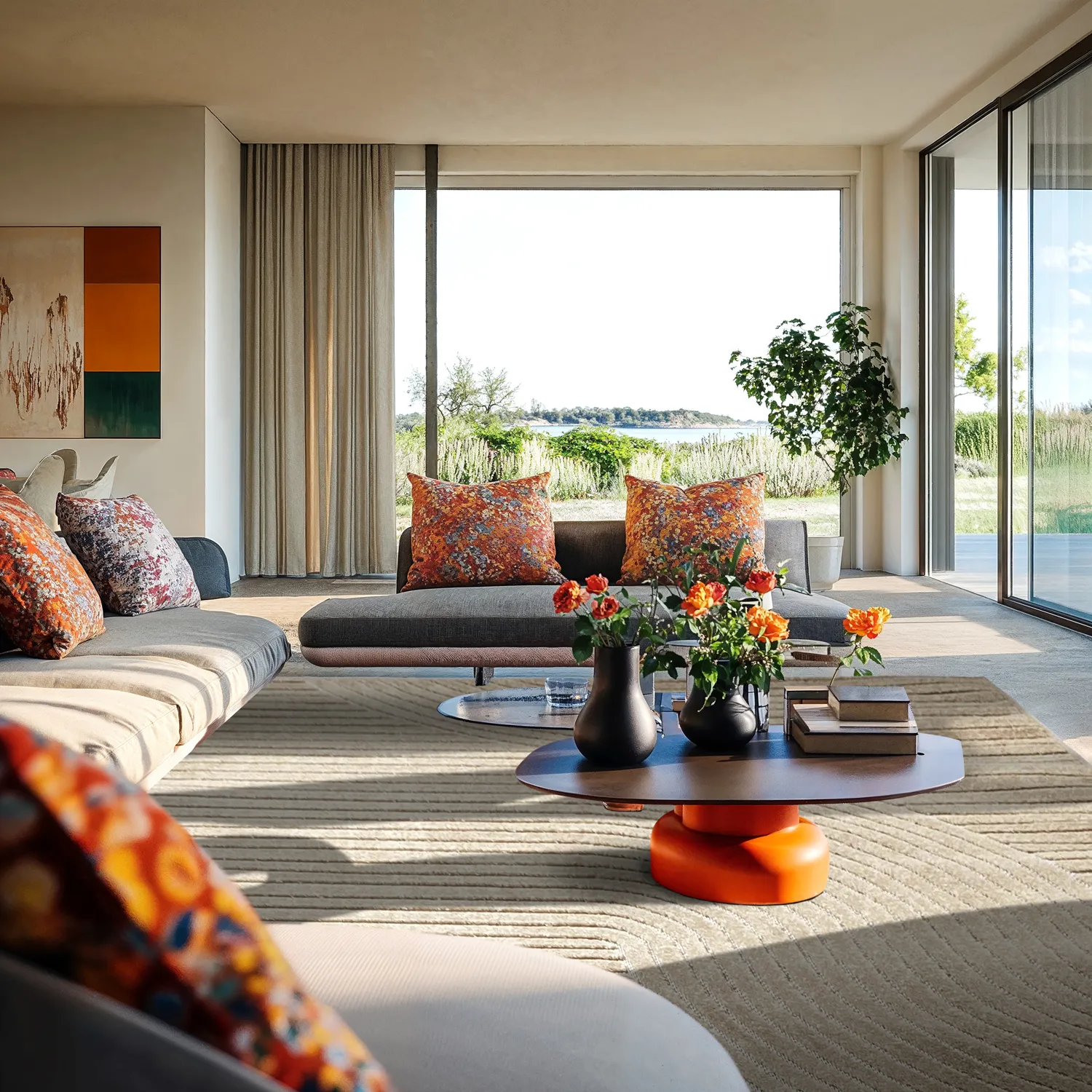 Shaggy Indoor/Outdoor - Devon (bege)