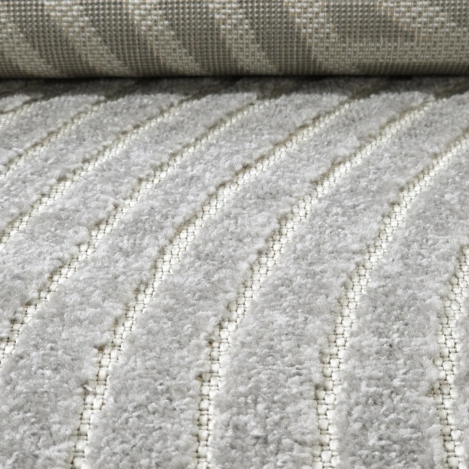Tapete redondo - Indoor/Outdoor Devon (cinza)