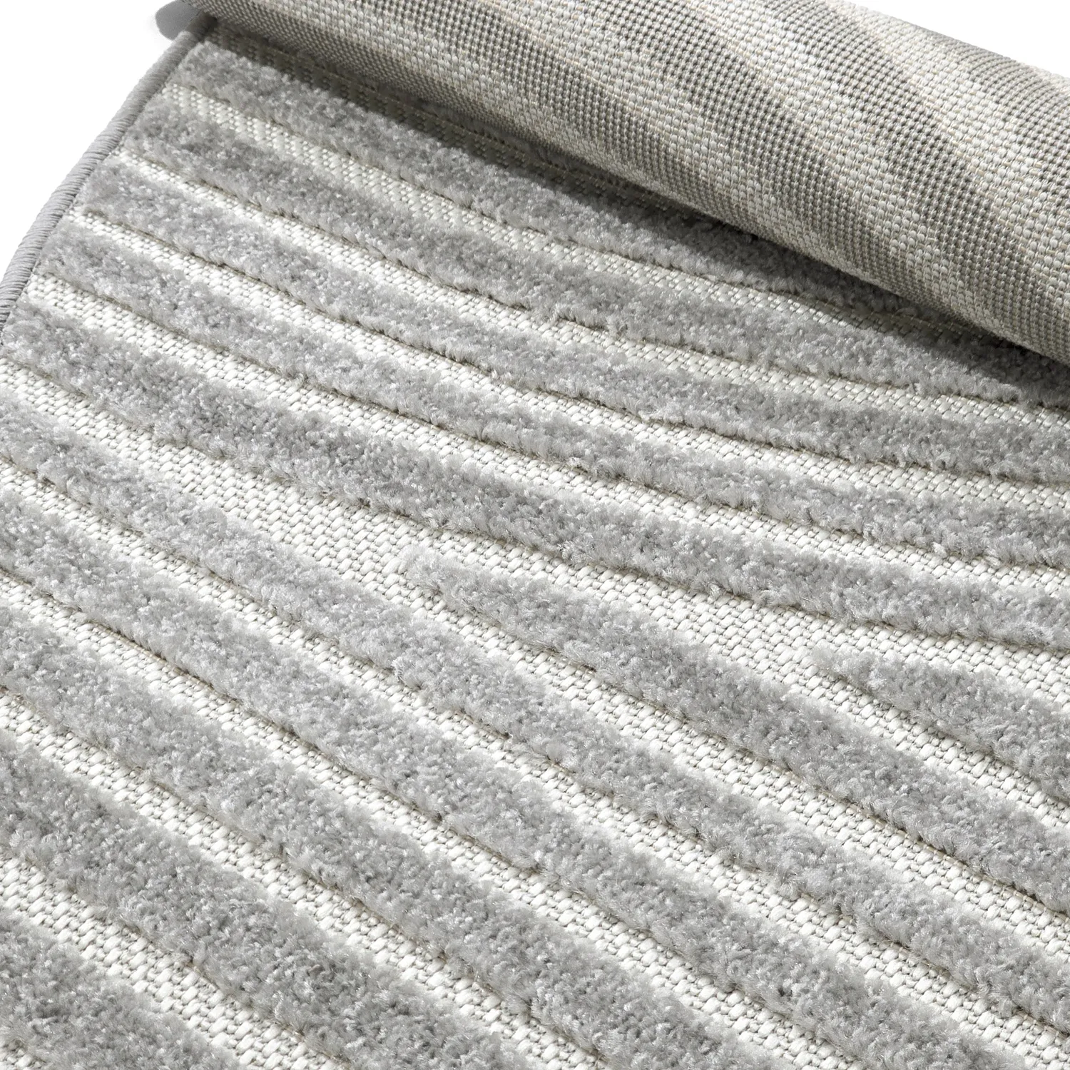 Tapete redondo - Indoor/Outdoor Devon (cinza)