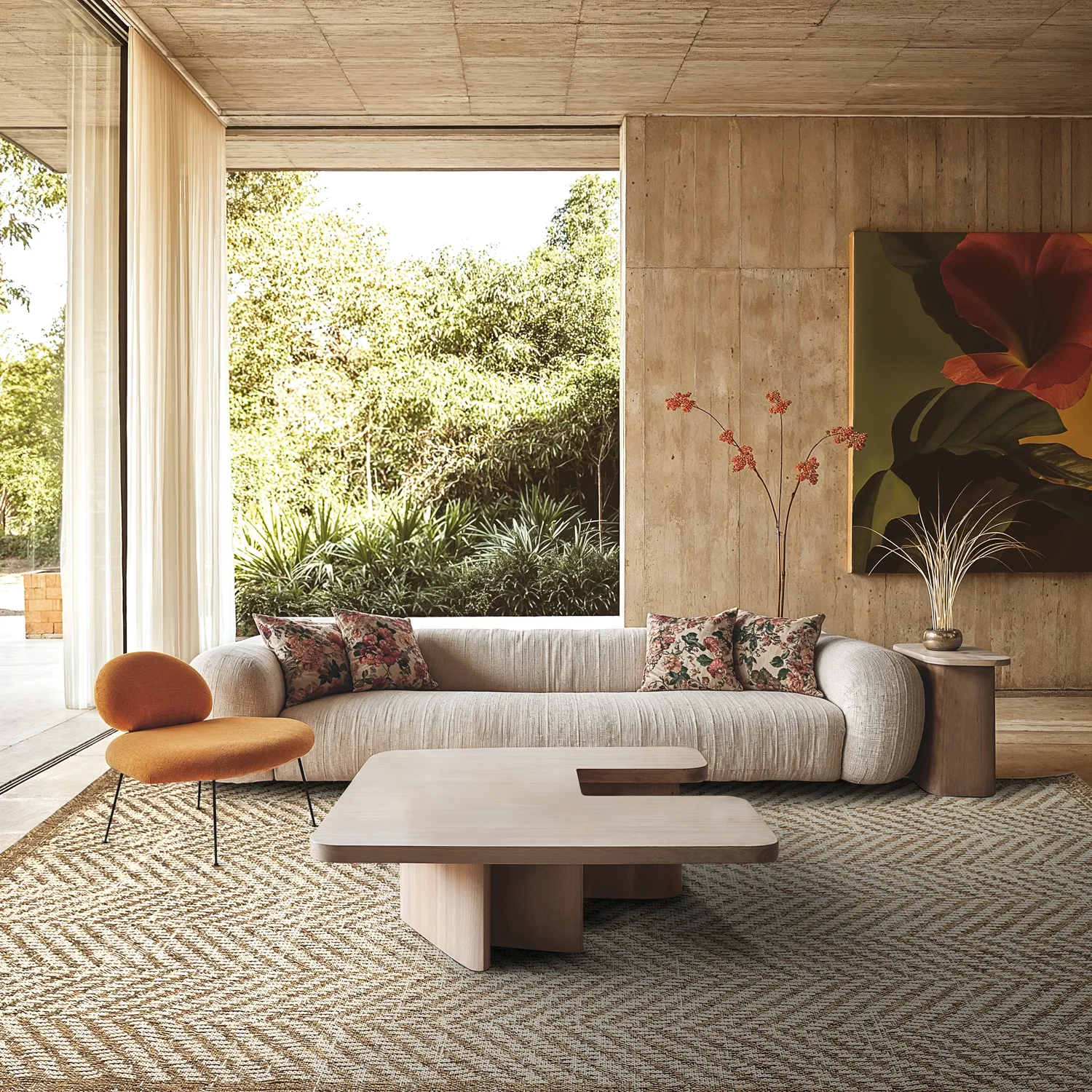 Shaggy Indoor/Outdoor - Donora (marrom)