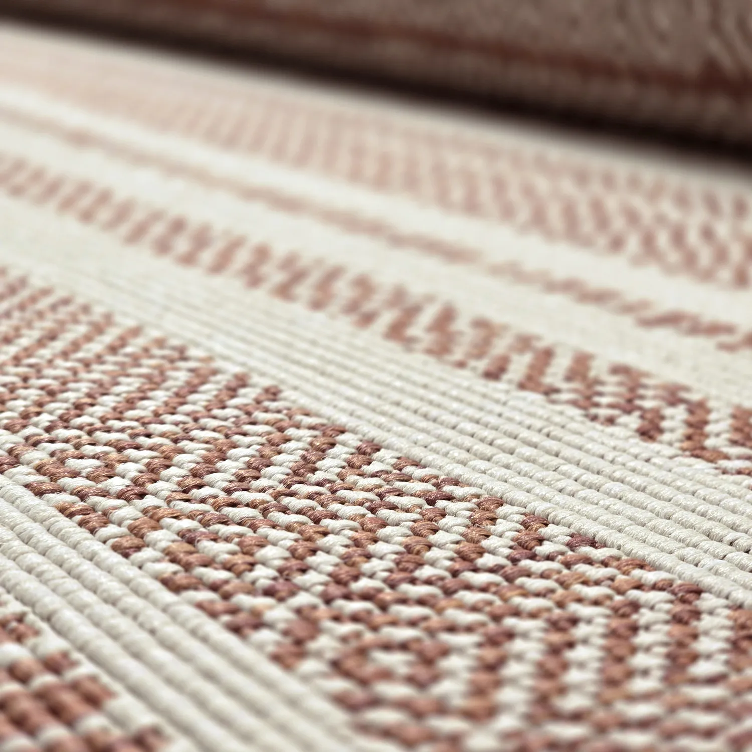 Tapete para interior e exterior - Ethan (laranja)