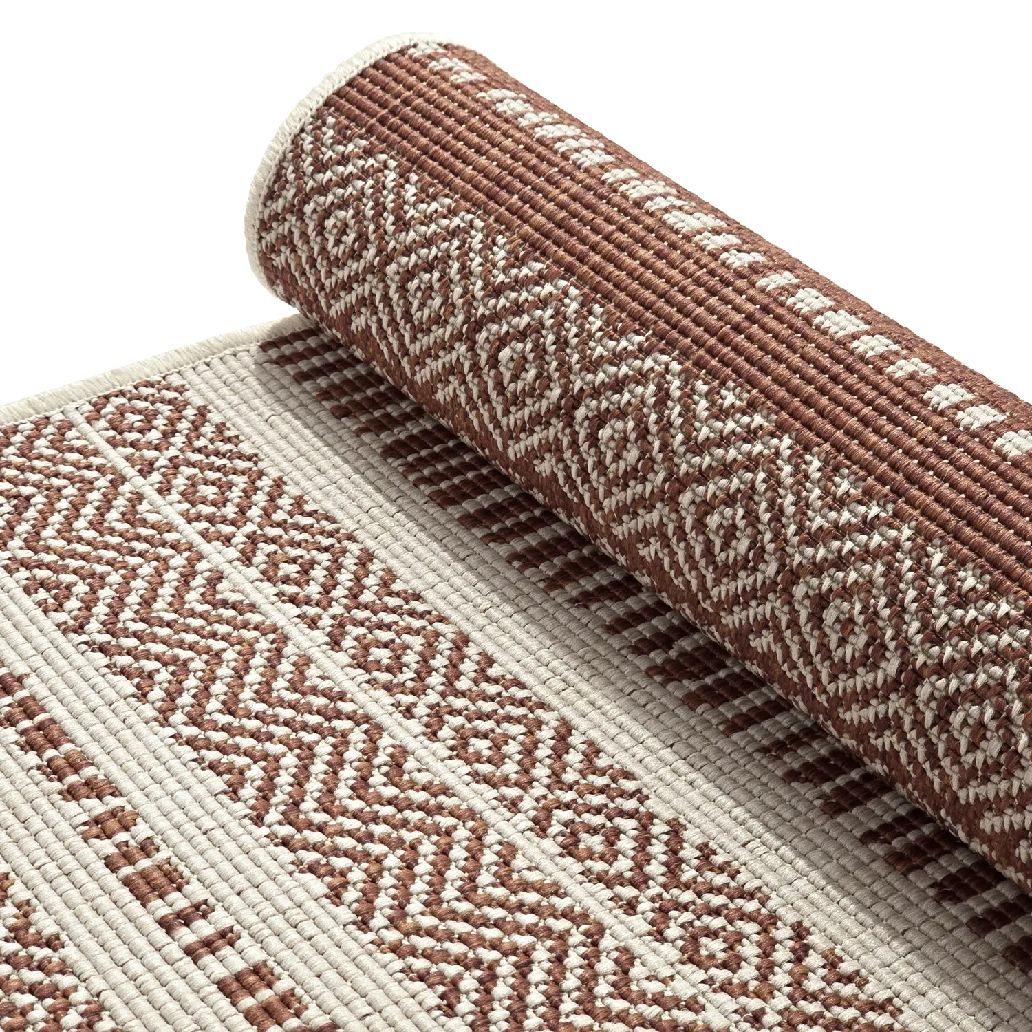 Tapete para interior e exterior - Ethan (laranja)