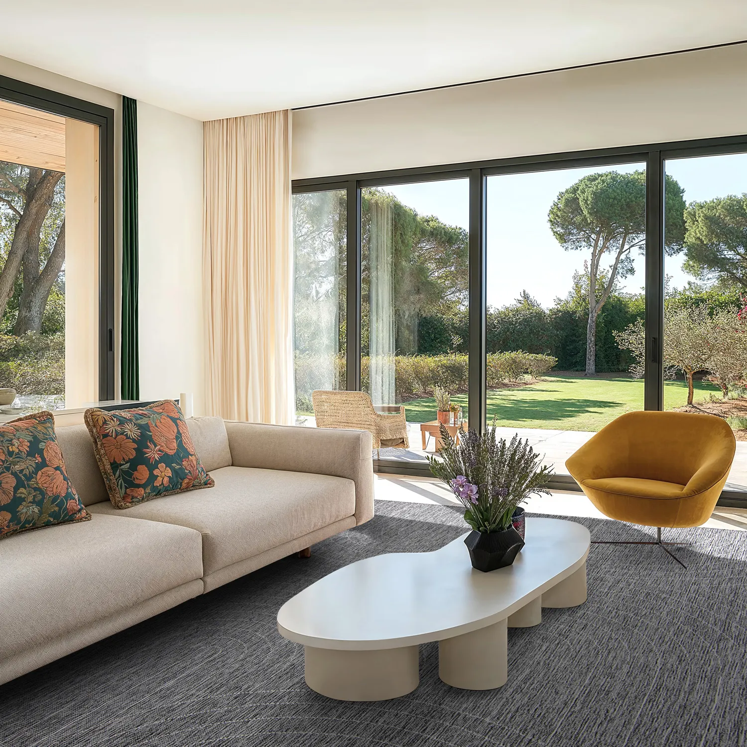 Tapete para interior e exterior - Hayden (cinza)