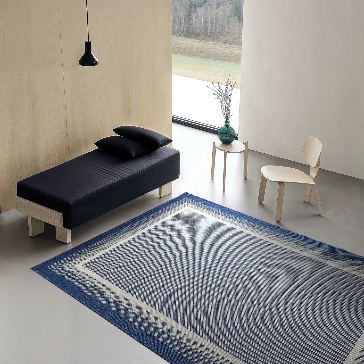 Tapete para interior e exterior - Mason (azul)