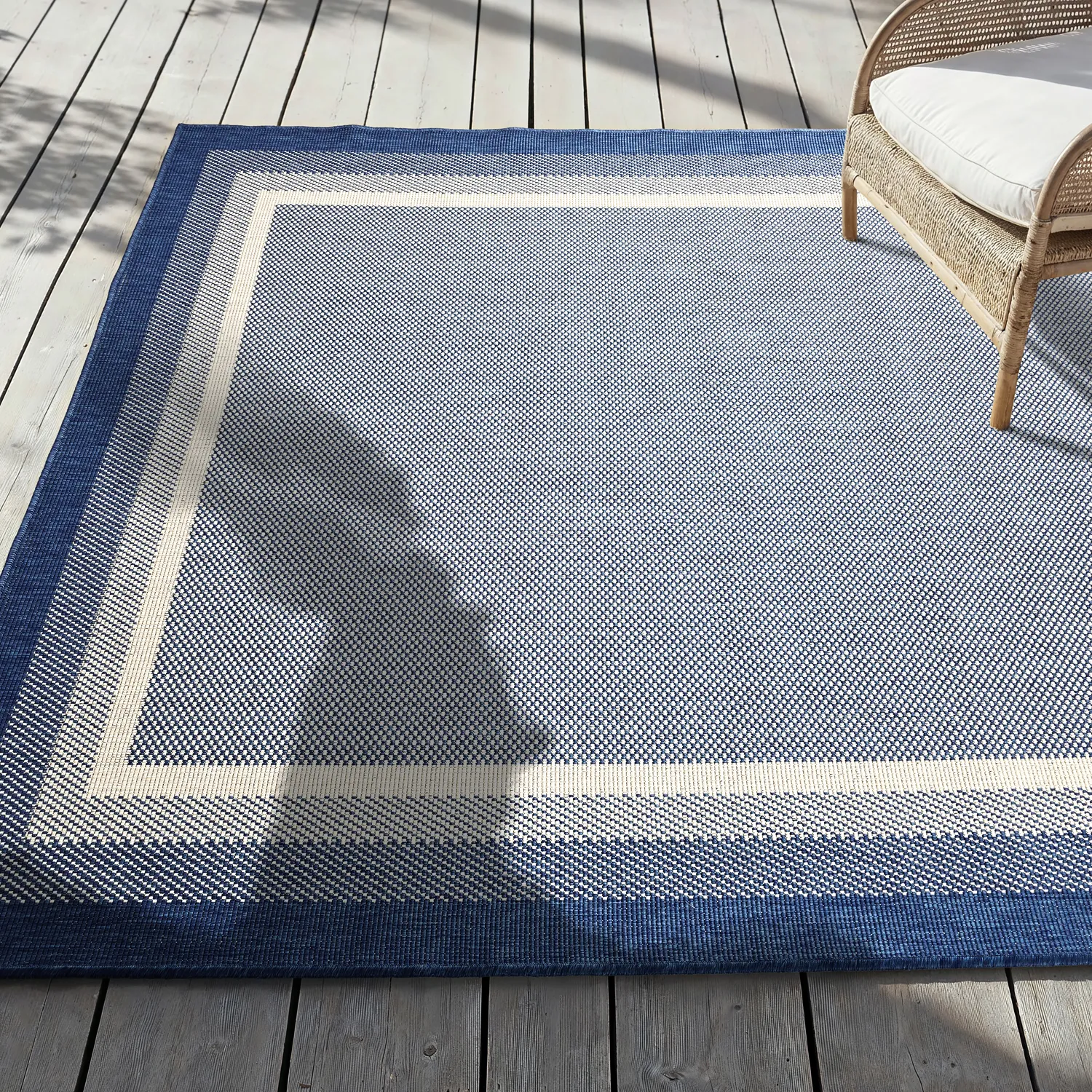 Tapete para interior e exterior - Mason (azul)