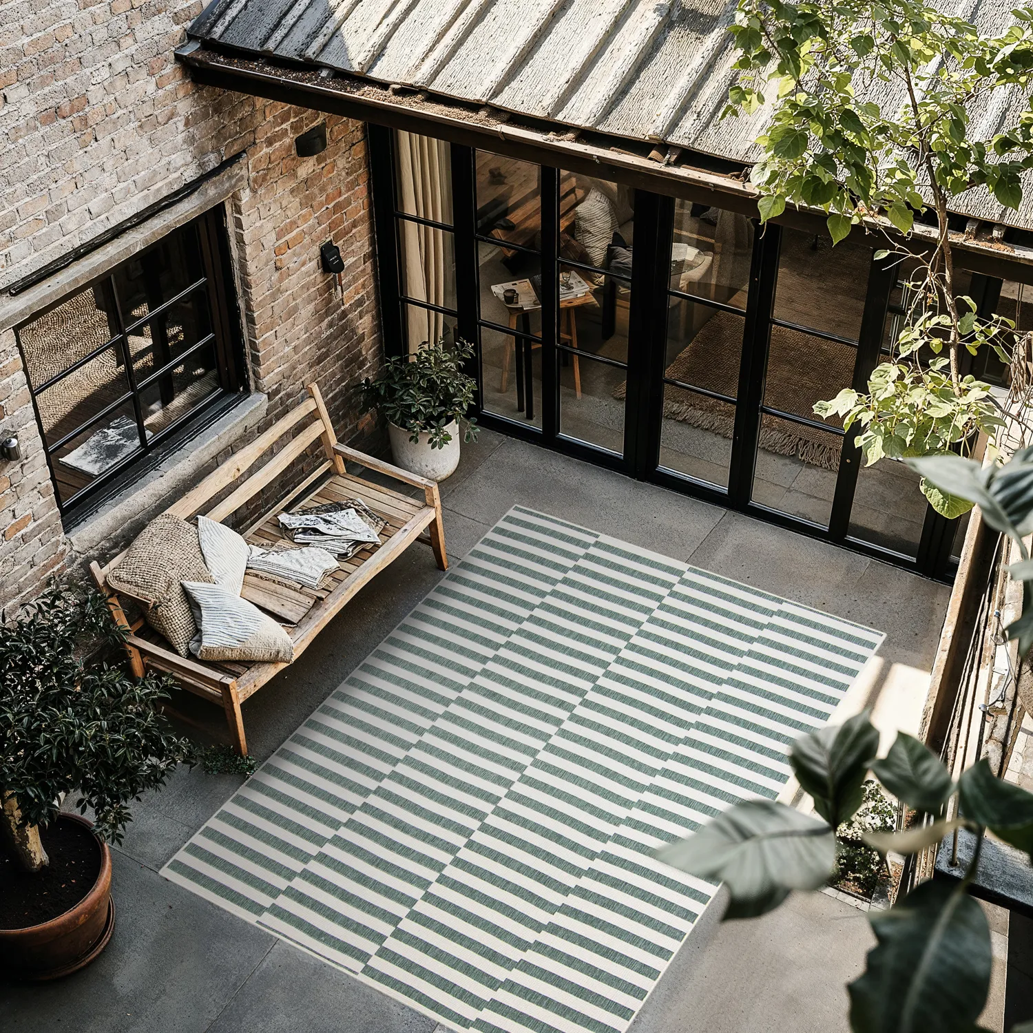 Tapete para interior e exterior - Otto (verde)