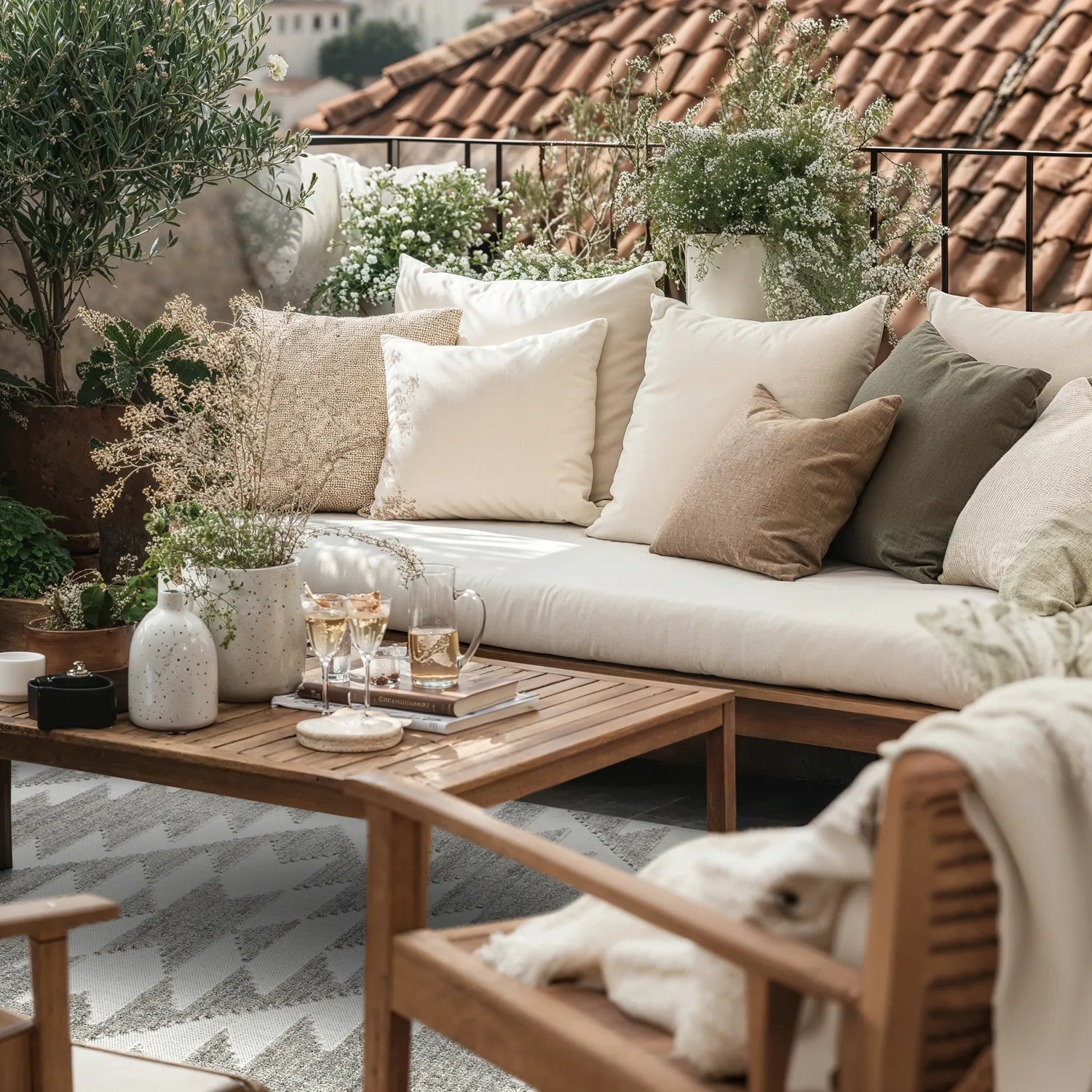 Shaggy Indoor/Outdoor - Patton (cinza)