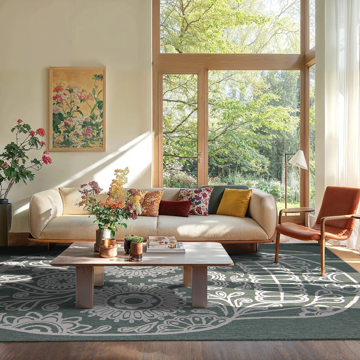 Tapete para interior e exterior - Raylan (verde)